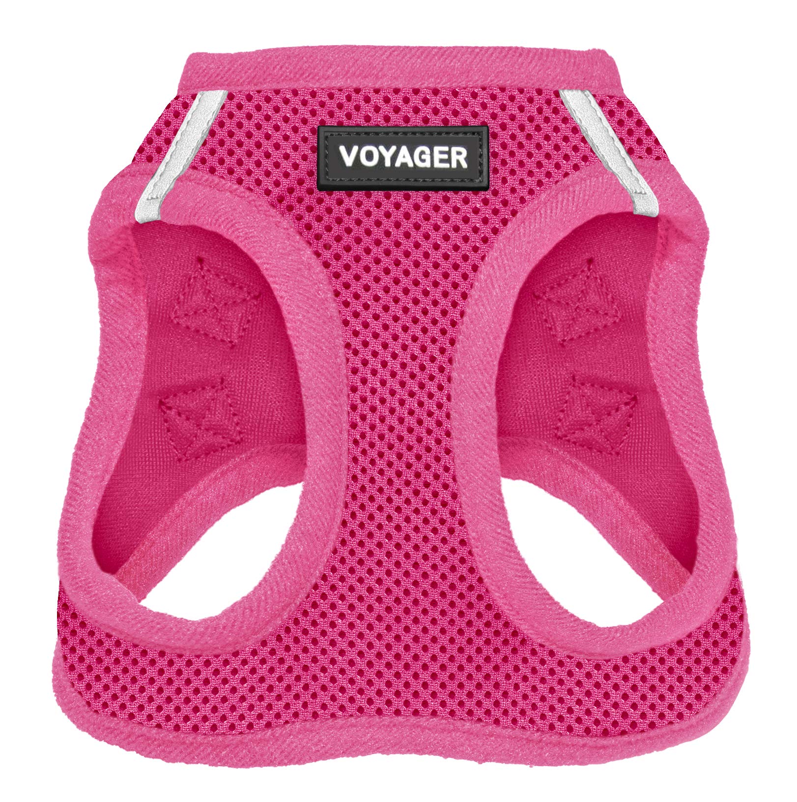 Voyager Step-In Air Dog Harness - All Weather Mesh Step In Vest Harness For Small And Medium Dogs And Cats By Best Pet Supplies - Harness (Fuchsia), Xx-Small
