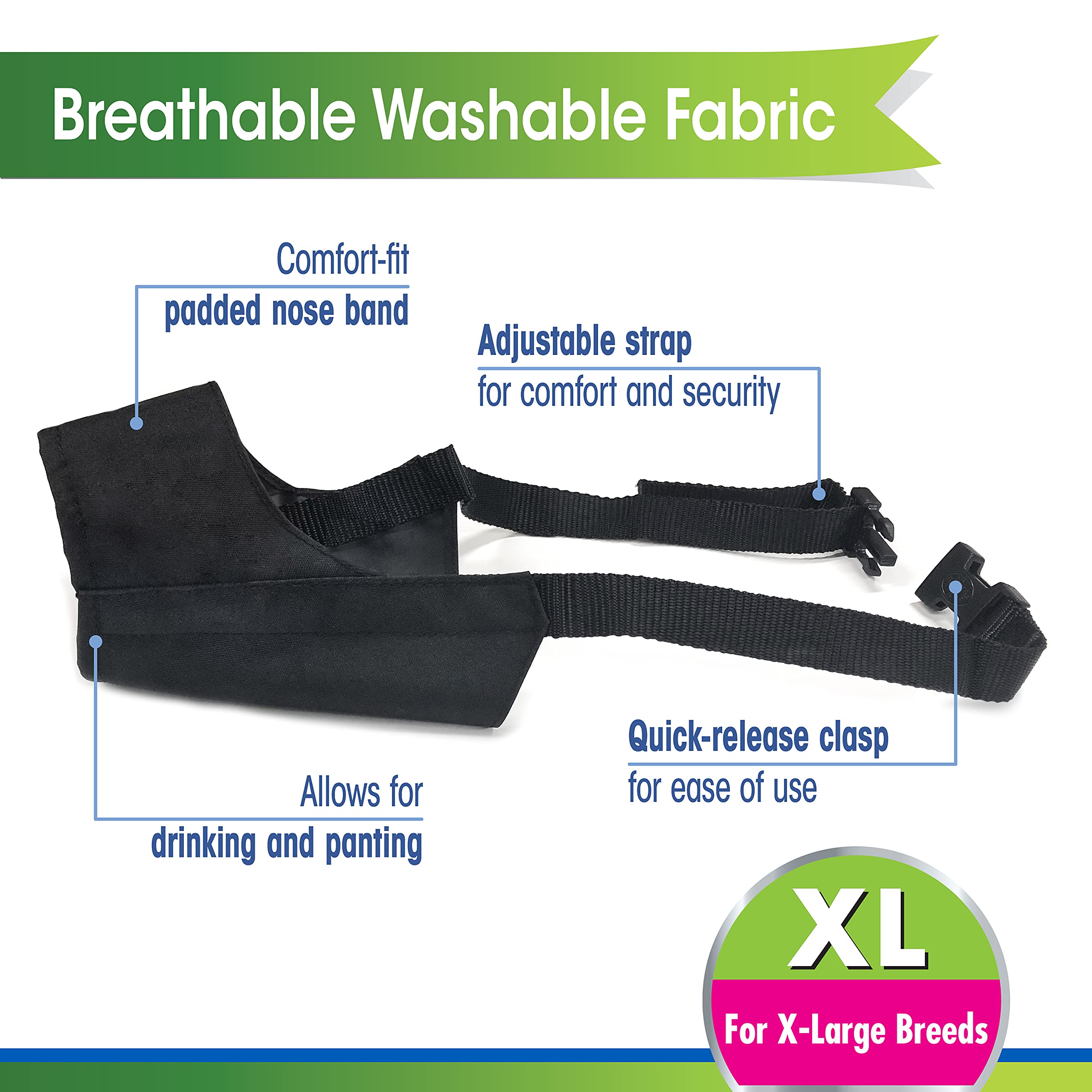 Four Paws Dog Quick Fit Muzzle Size: 5