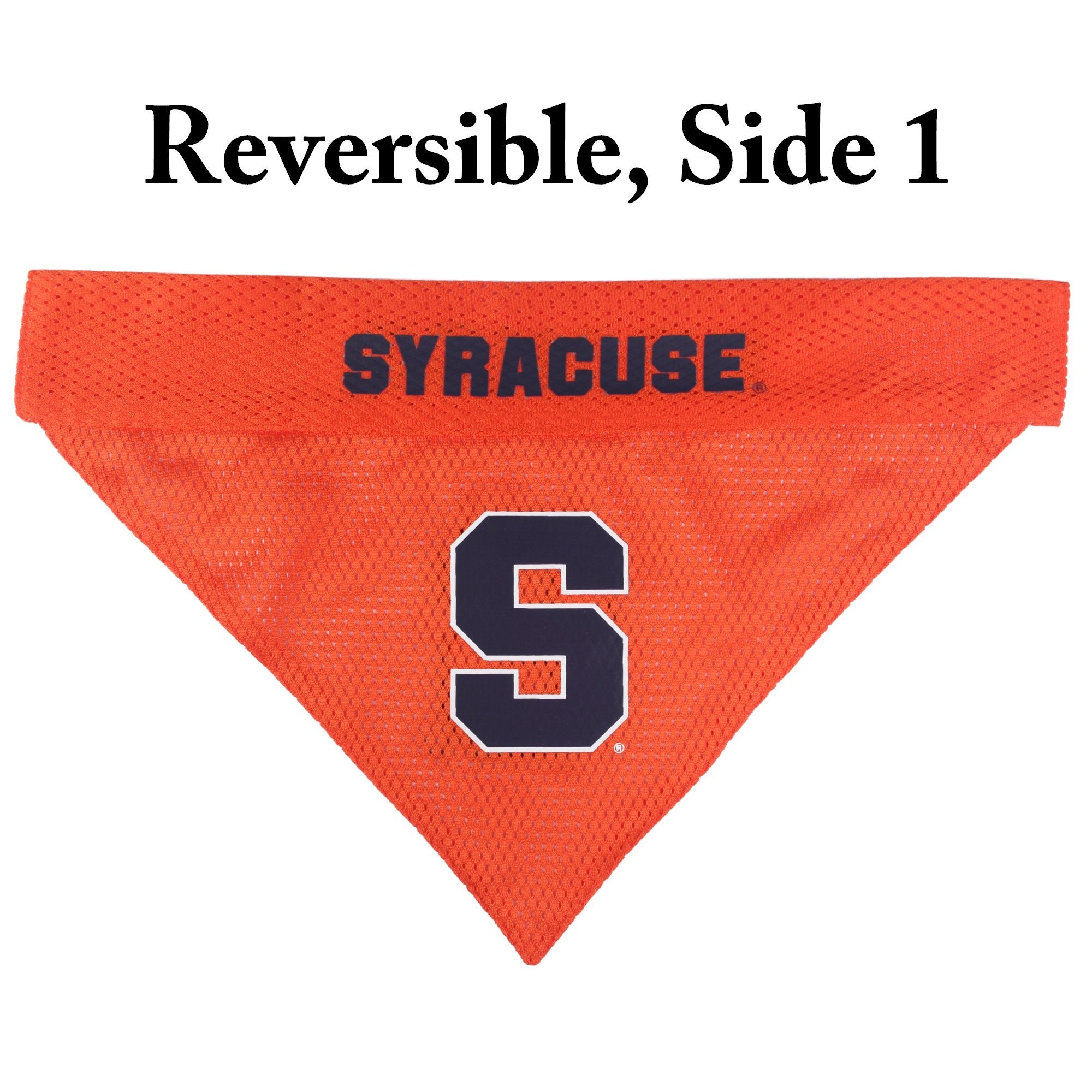 Pets First Collegiate Pet Accessories, Reversible Bandana, Syracuse Orange, Small/Medium