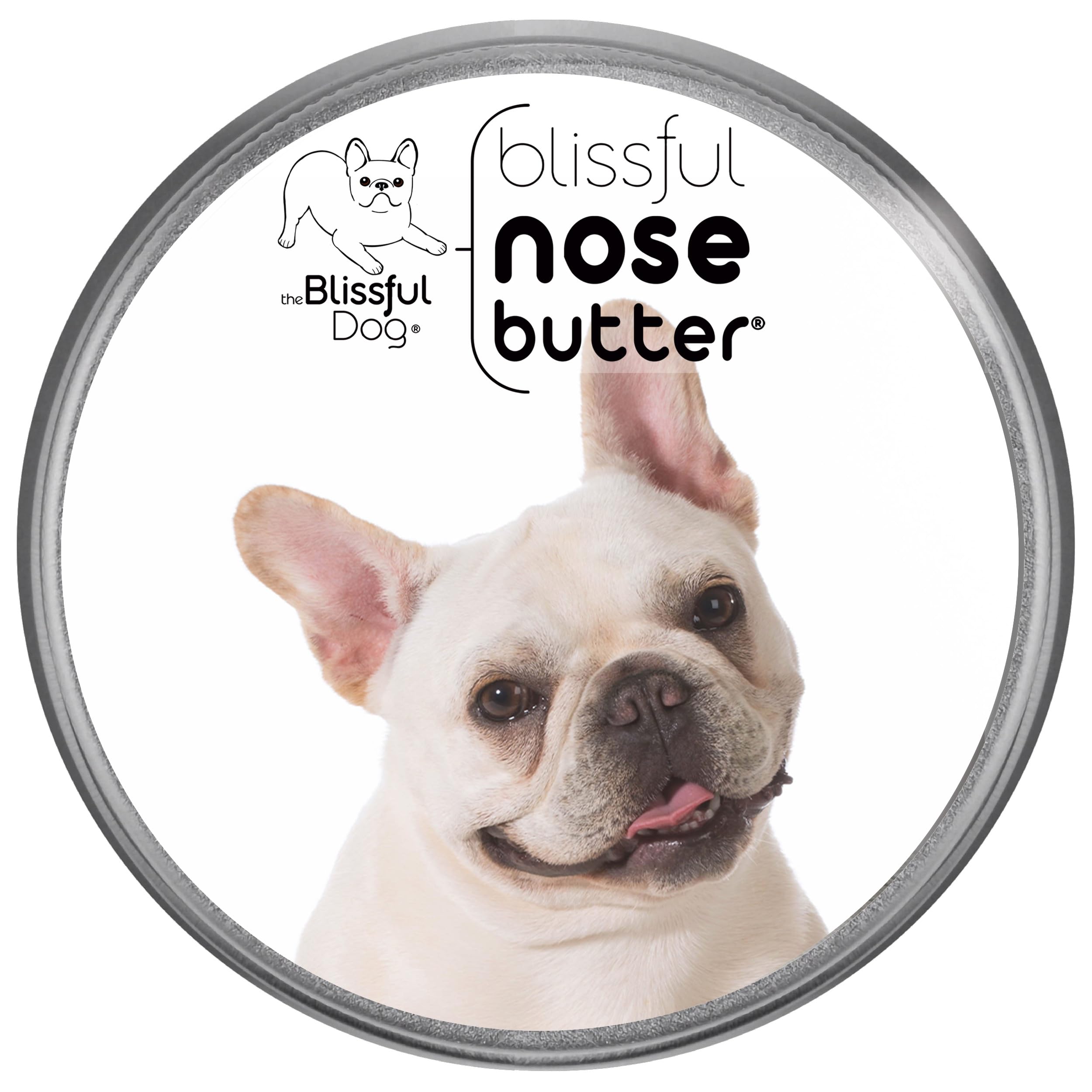 The Blissful Dog French Bulldog Cream Nose Butter, Versatile Dog Nose Balm for Dry Nose, Handcrafted Nose Moisturizer, Easy-to-A
