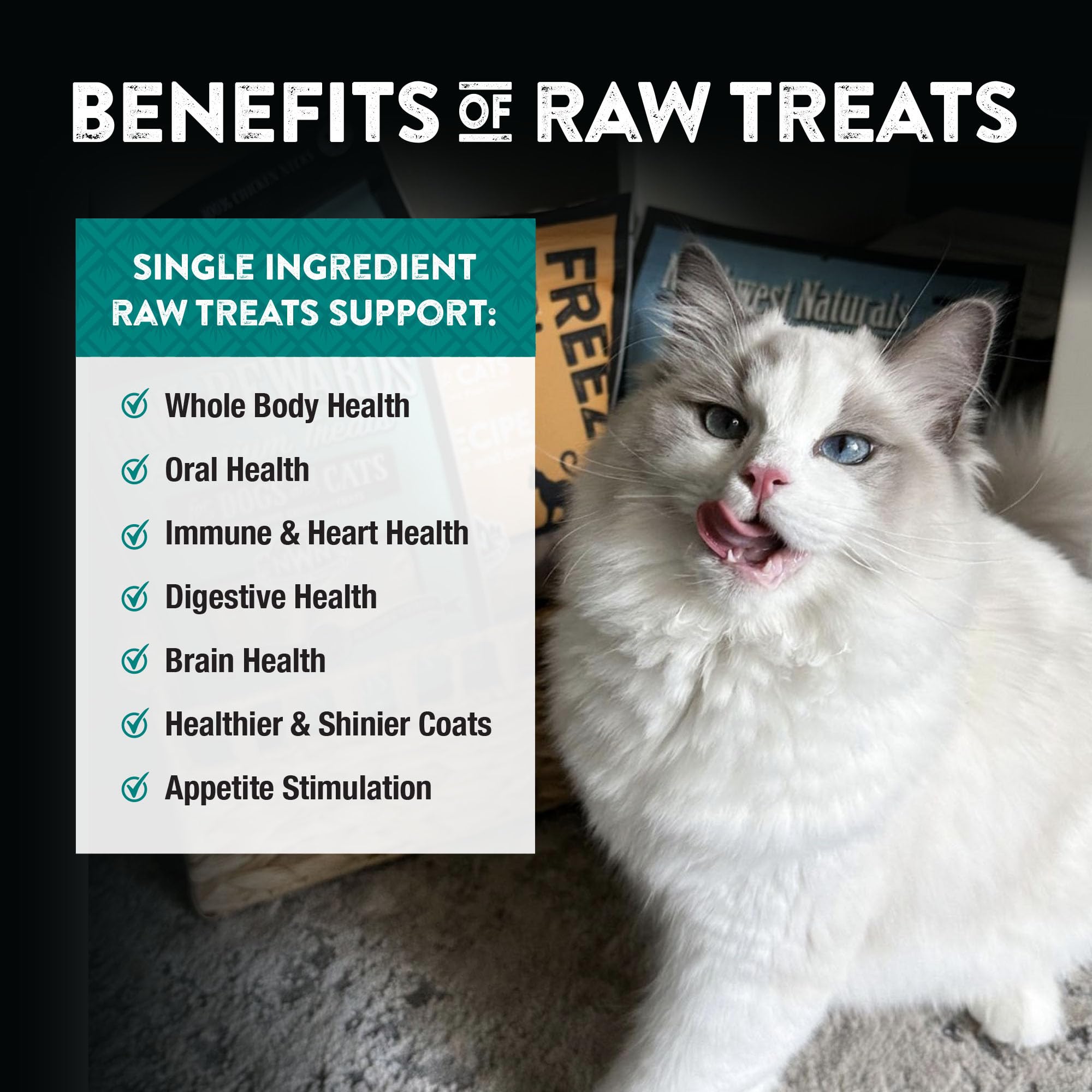 Northwest Naturals Raw Rewards Freeze-Dried Chicken Liver Treats for Dogs and Cats - Bite-Sized Pieces - Healthy, 1 Ingredient,