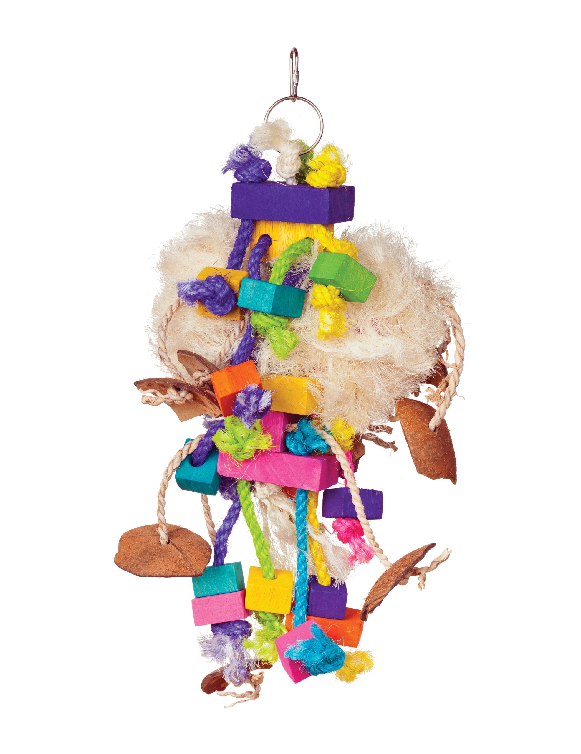 Prevue Hendryx 62375 Bodacious Bites Tough Puff Bird Toy