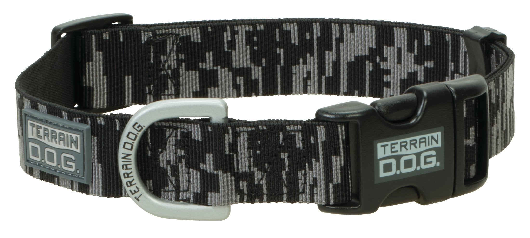 Terrain D.O.G. Patterned Snap-N-Go Collar, 1' X 17'-25'/Large, Black/Gray Digital