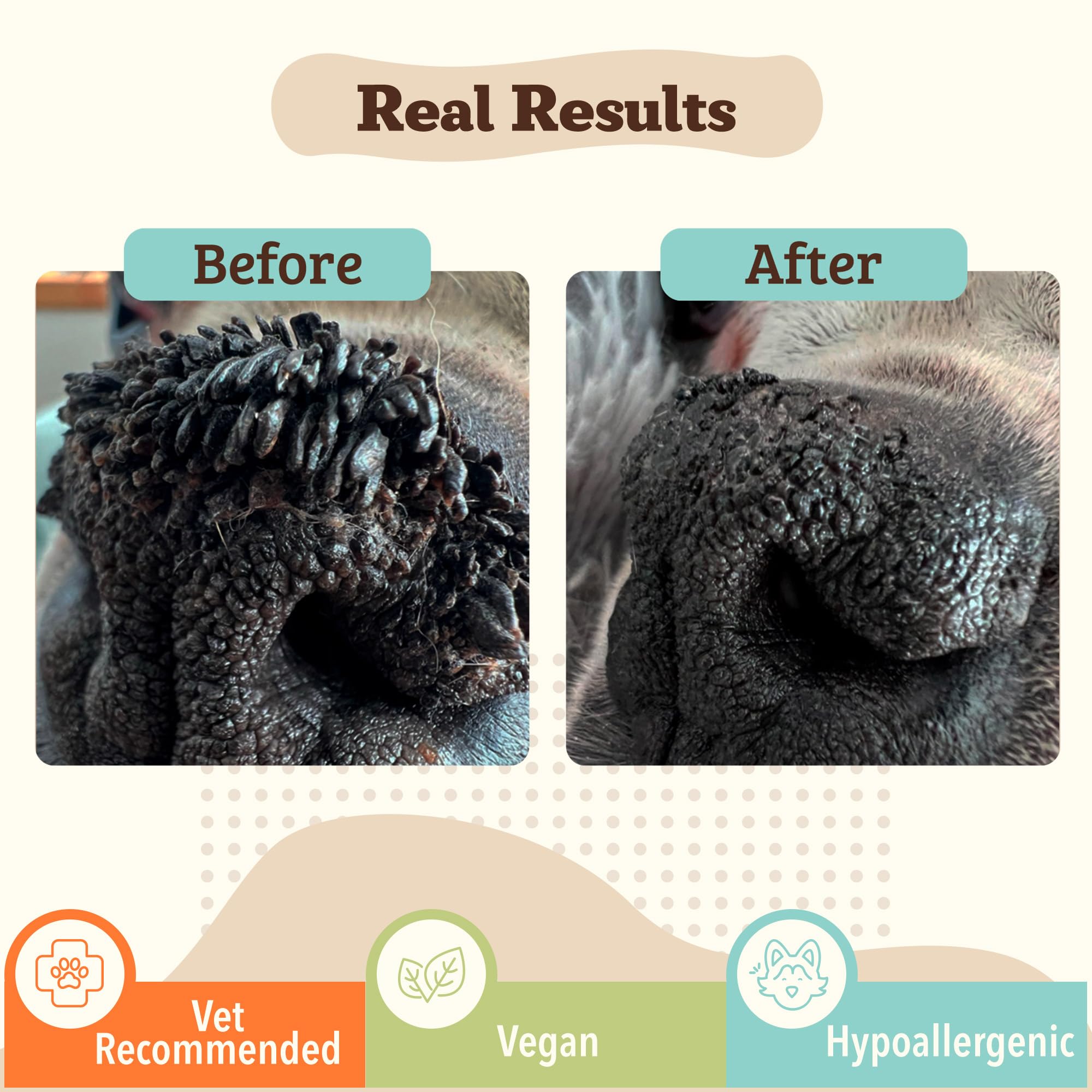 Natural Dog Company Snout Soother, Dog Nose Balm, Wax & Cream for Dry, Cracked Noses, Heals & Moisturizes with Shea Butter & Coc