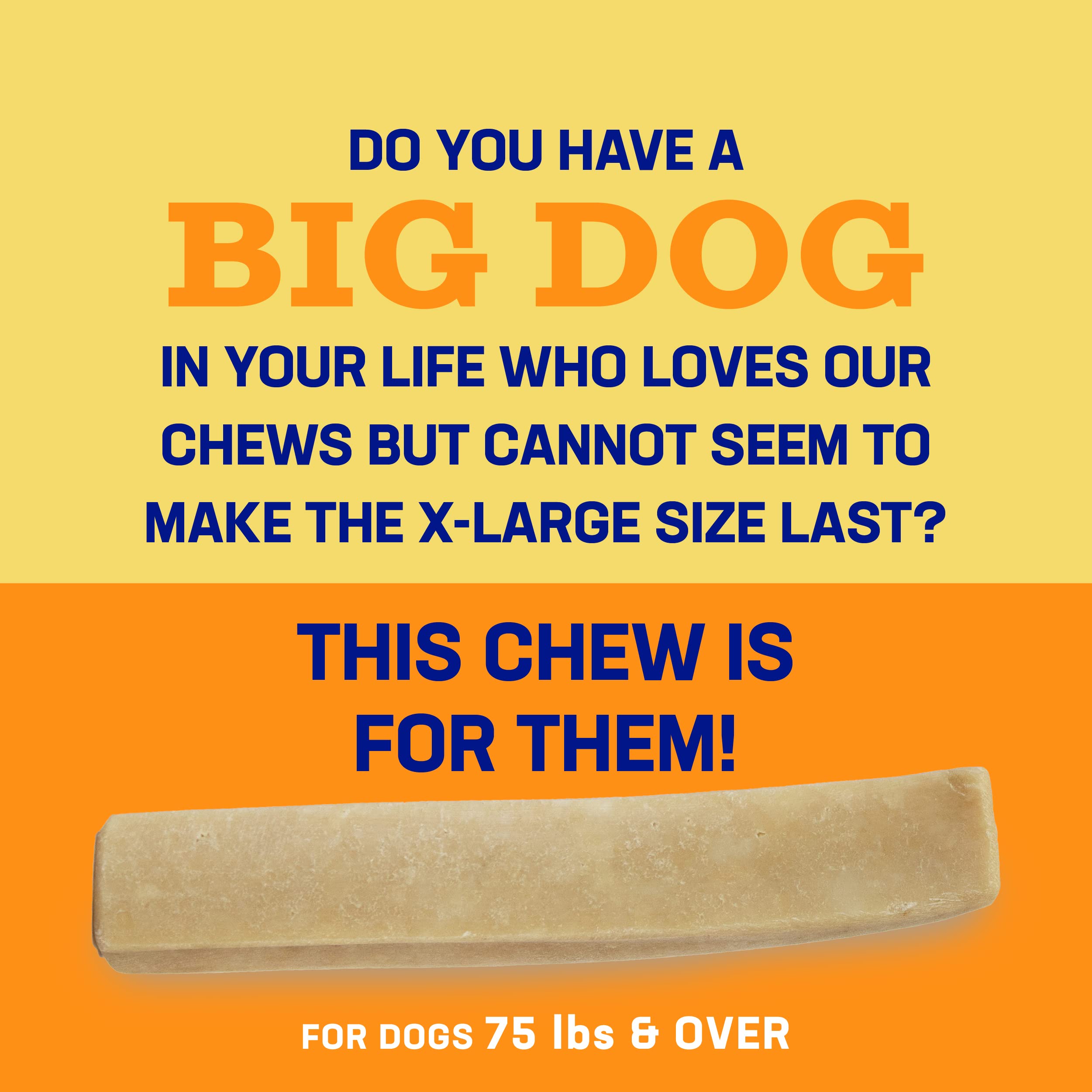 Himalayan Dog Chew Dogs Treat with Yak and Cow Milk