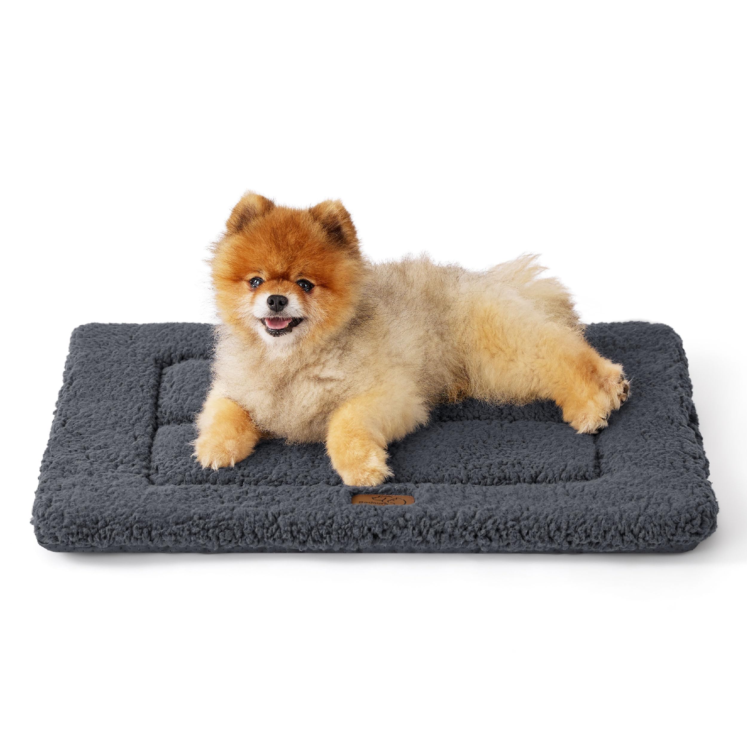 Bedsure Washable Dog Crate Bed For Small Dogs, Reversible Foam Floor Dog Mat, Lightweight Travel Flat Pet Beds For Indoor & Outd