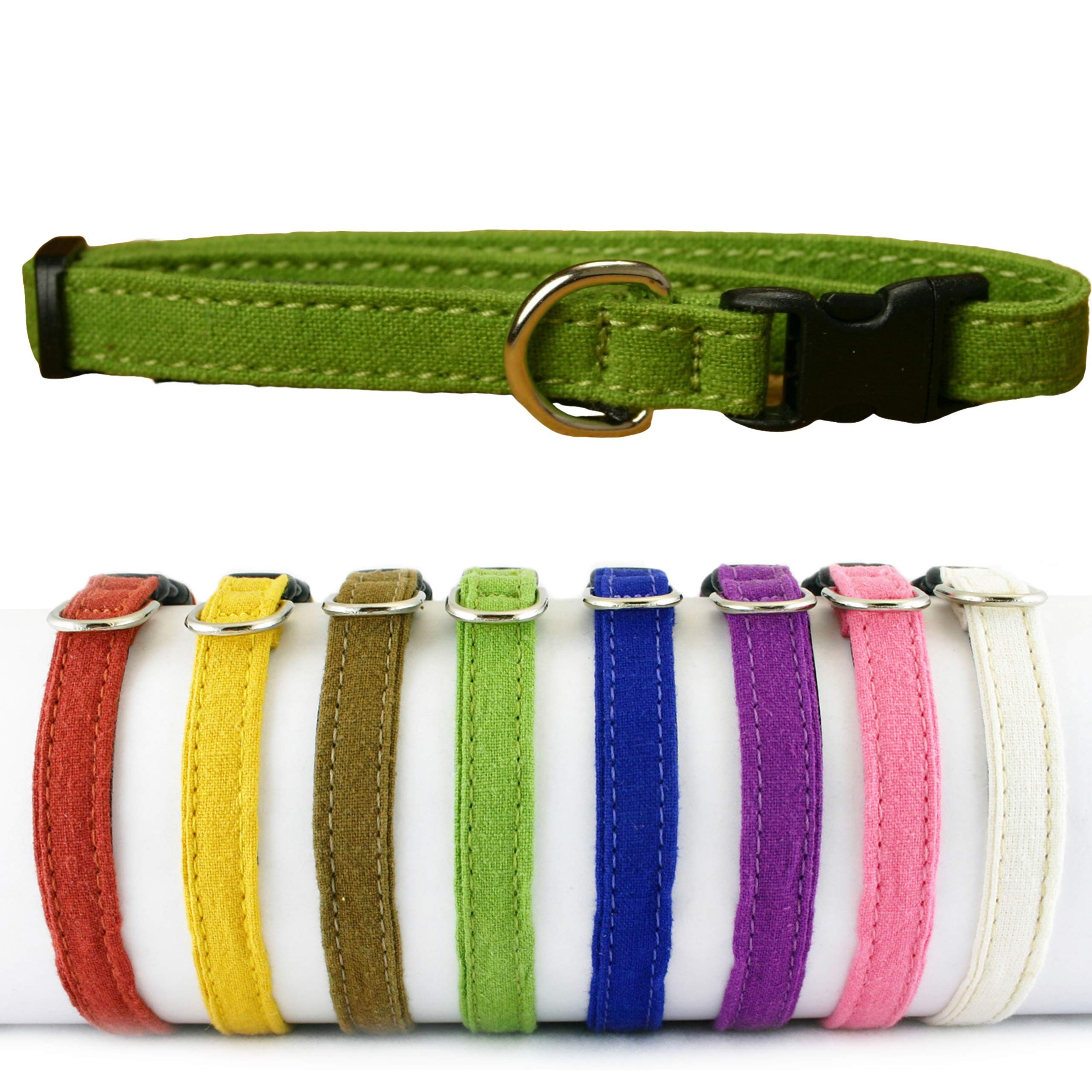 Toy Dog Collars (Avocado)