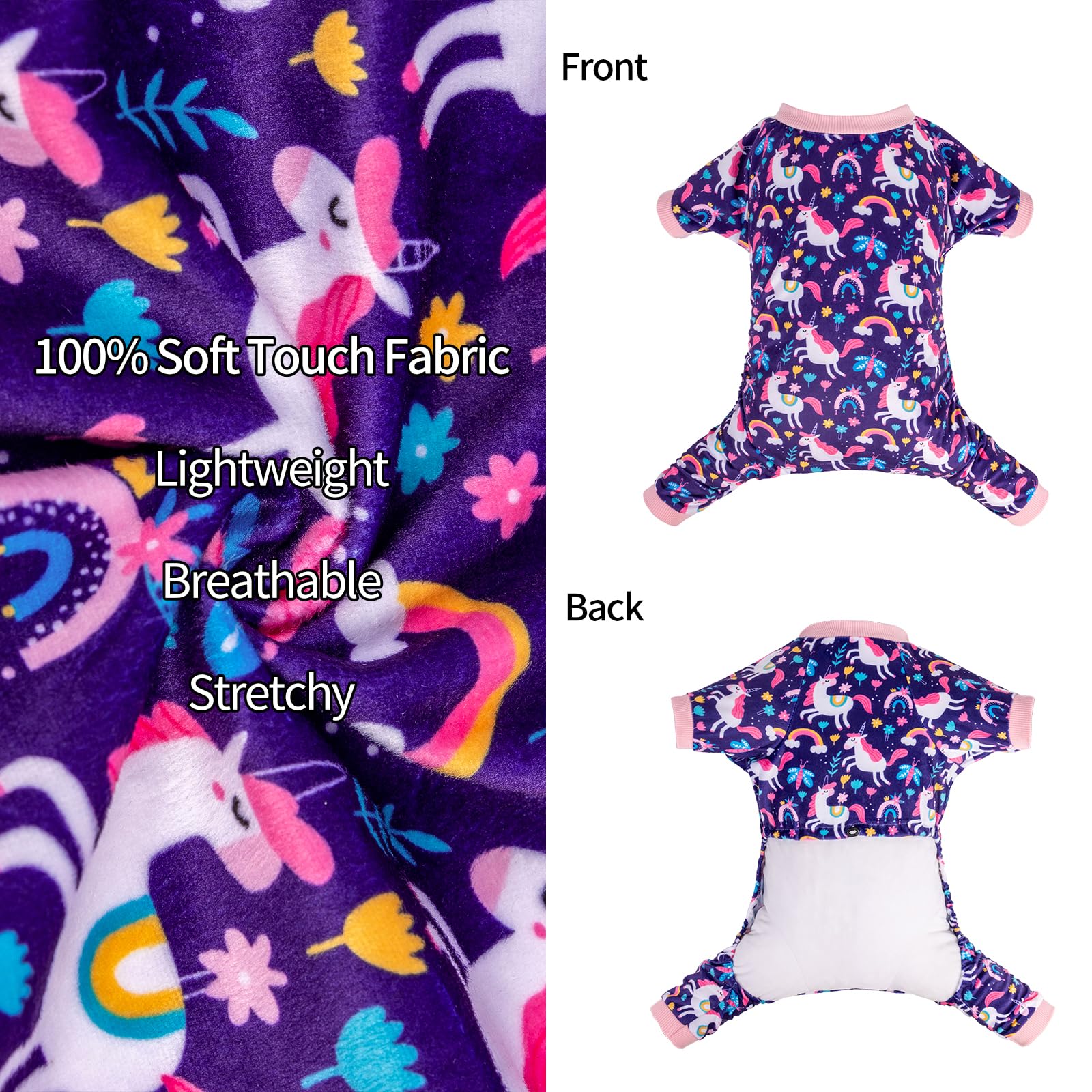 Cutebone Dog Halloween Pajamas Puppy Onesies Christmas Small Dogs Soft Pjs Coat Cat Apparel Comfy Pet Clothes Outfit Doggie Bodysuit P291L