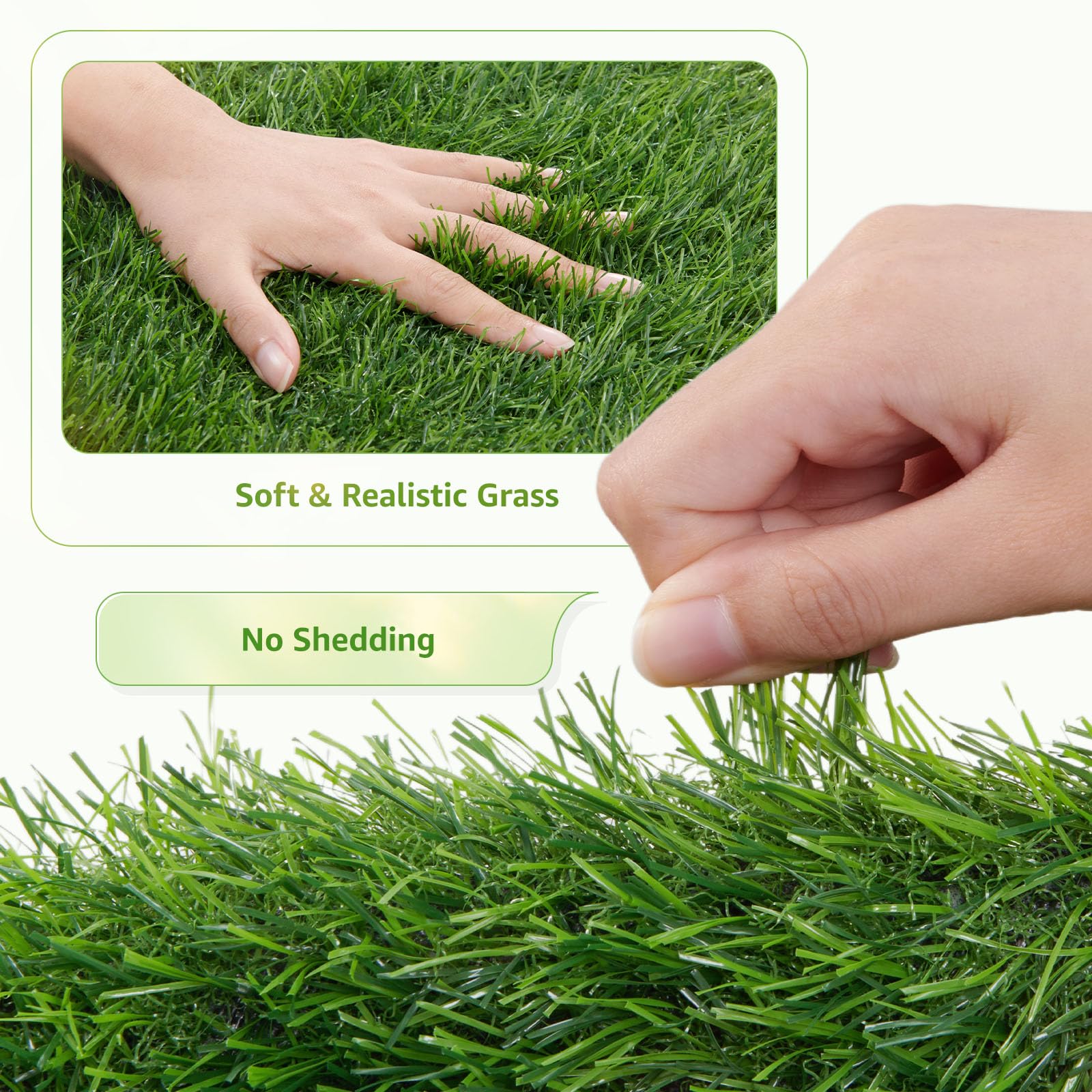 Loobani 45X29In Large Dog Grass Potty Tray - Dog Litter Box With 2-Pack Replacement Artificial Grass Puppy Training Pads - Potty