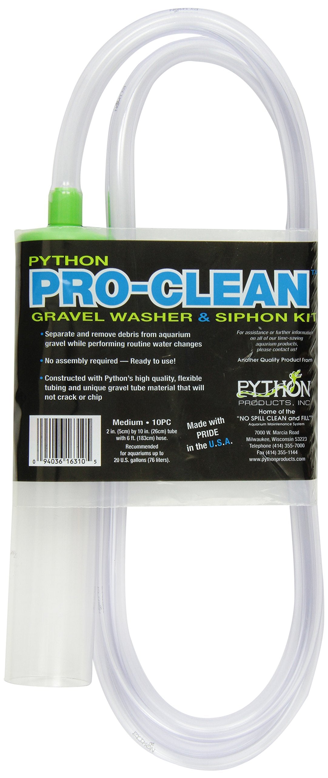 Python Pro Clean - Medium (For Tanks To 20 Gallons)