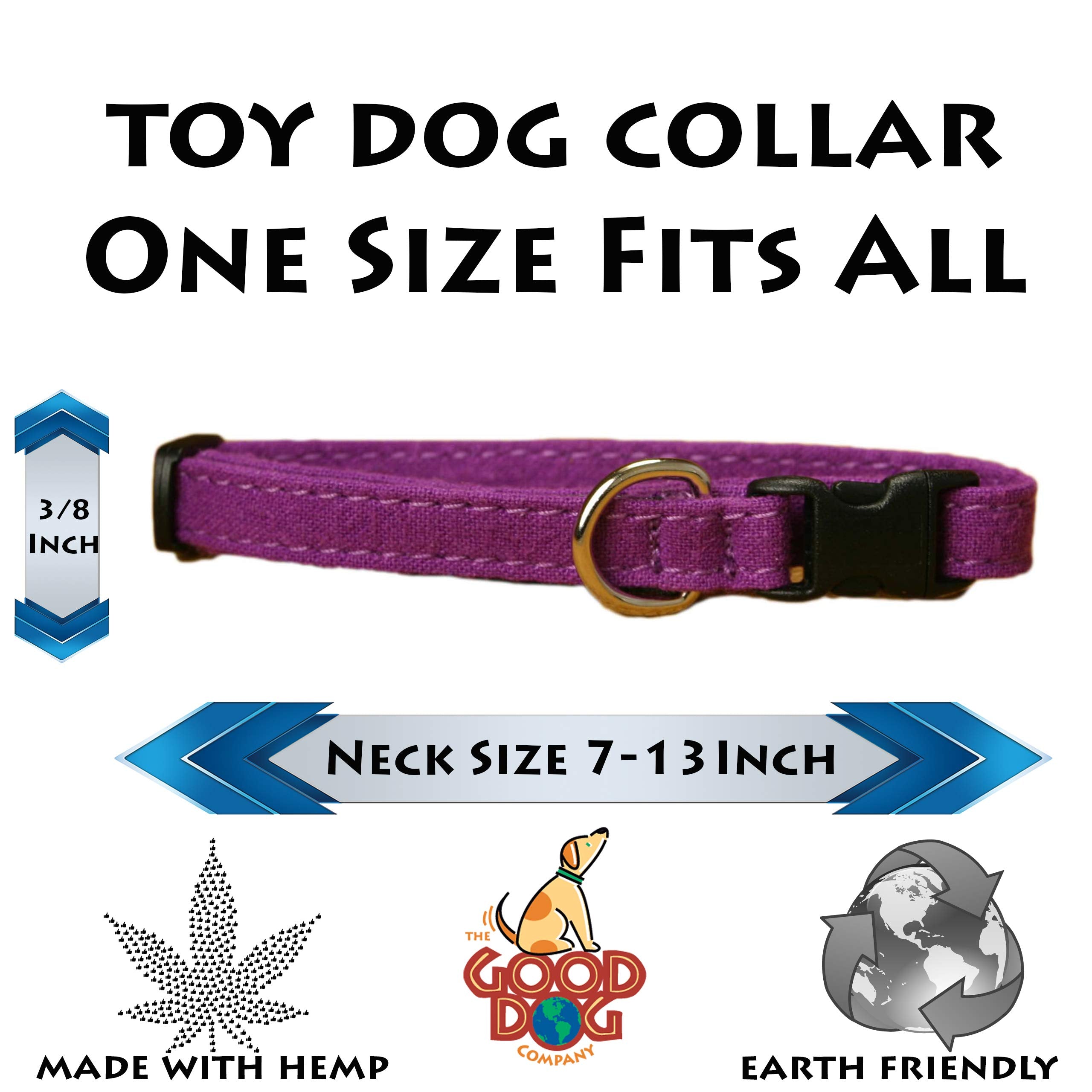 Toy Dog Collars (Plum)