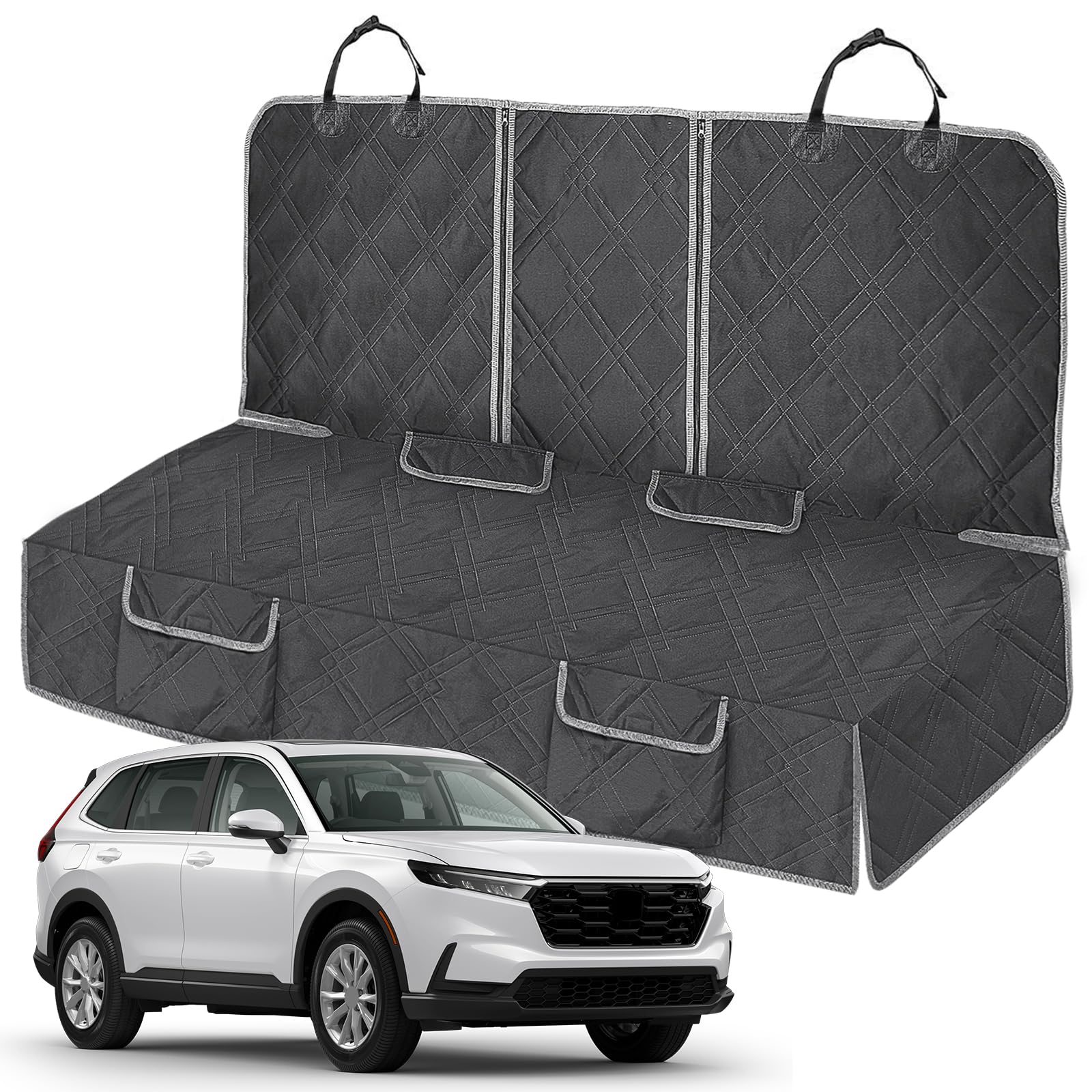 Kistrba Dog Car Seat Cover Compatible With Toyota 4Runner 4 Door 2009-2024, Waterproof Pet Bench Seat Cover For Back Seat, 600D 