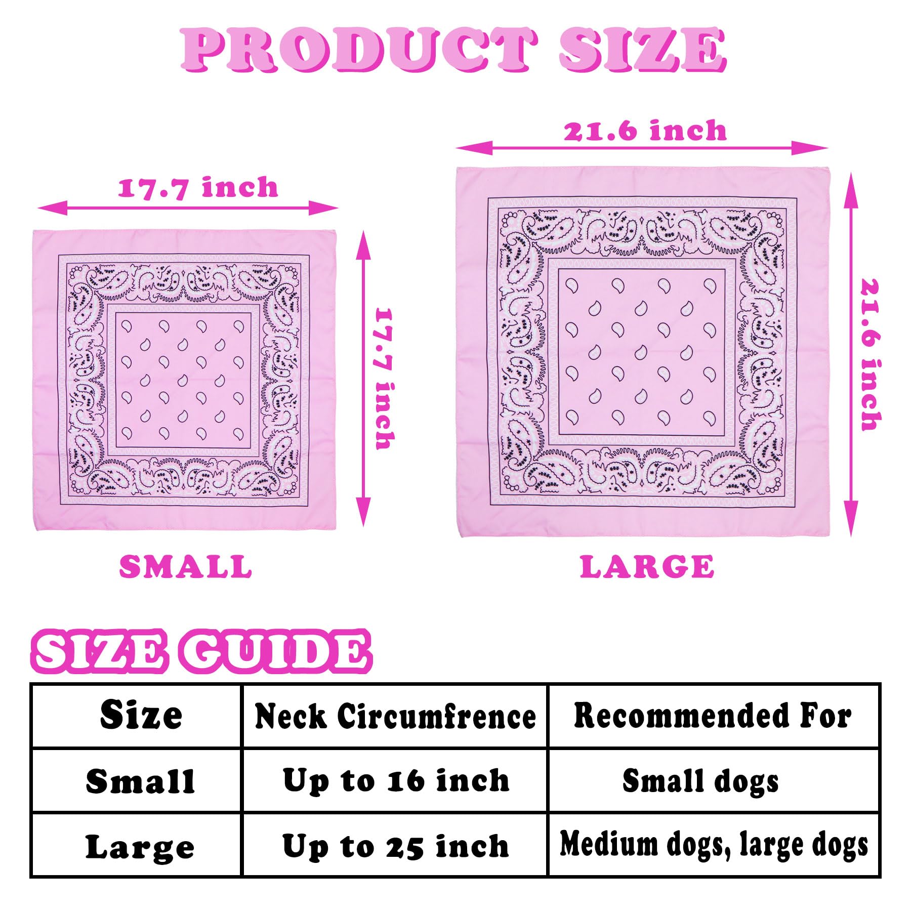Goyoswa Dog Halloween Costumes, Dog Cowboy Costume Halloween Pet Cowboy Hat Bandana Scarf For Small Medium Large Dogs Pets (Pink
