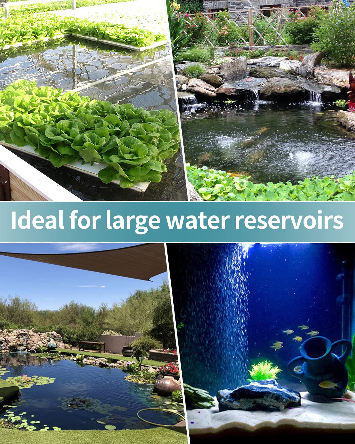 Pawfly Aquarium 8 Inch Air Stone Cylinder For Larger Air Pump Bubble Diffuser Release Tool For Outdoor Pond Garden Circulation System And Large Fish Tanks, 2 Pack