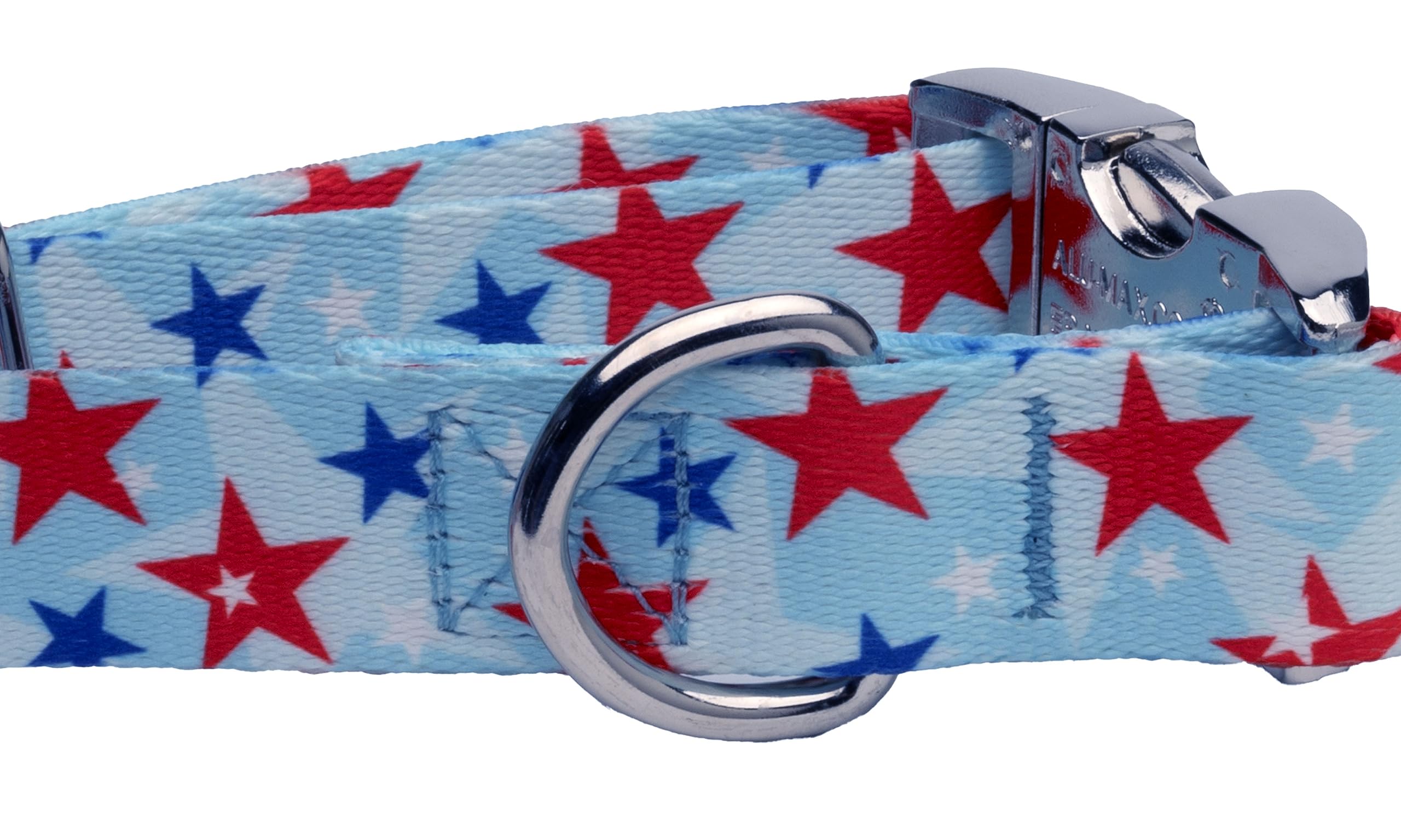 Country Brook Petz - Premium American Celebration Dog Collar - Americana Collection Featuring Patriotic Designs (1 Inch, Large)