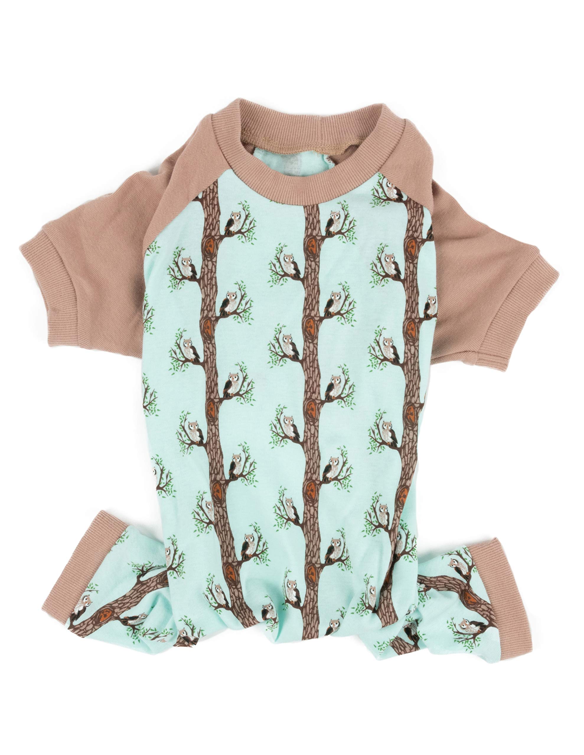 Leveret Matching Dog Pajamas Christmas Pjs 100% Cotton Owl Size X-Small