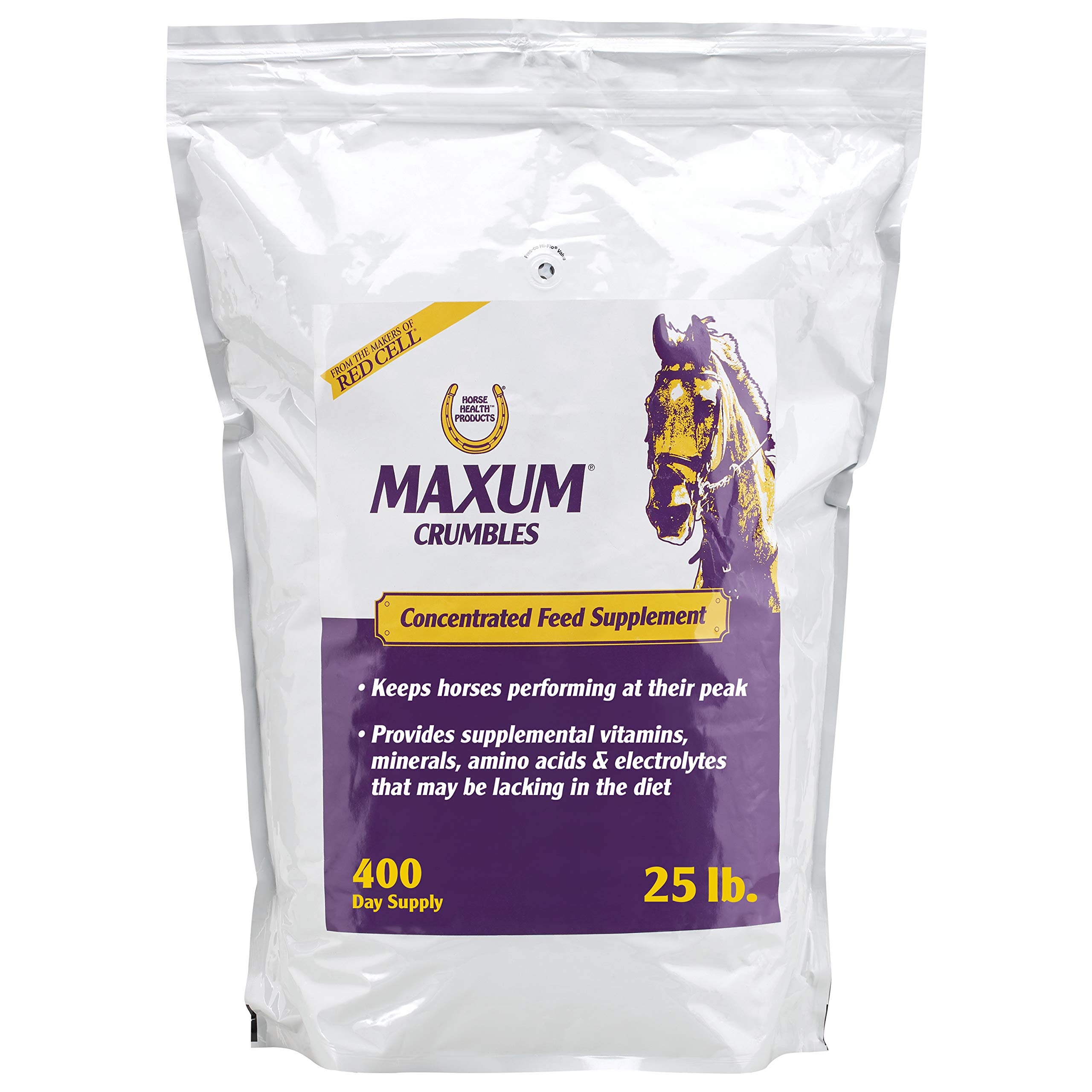 Horse Health Maxum Crumbles Concentrated Feed Supplement for Horses, Provides a Wide Range of Beneficial nutrients for Todays E