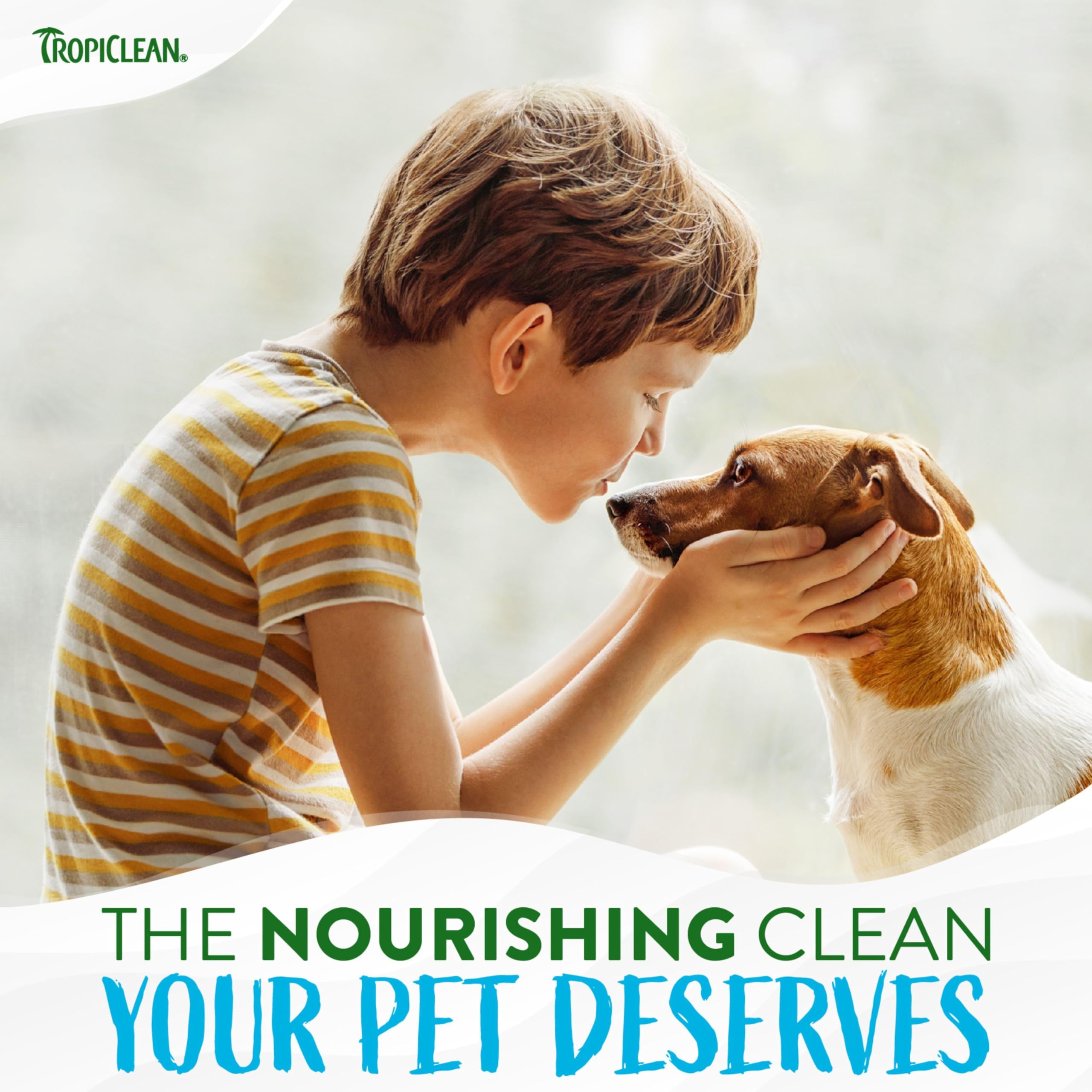 Tropiclean Baby Powder Dog Perfume Spray Long Lasting | Naturally Derived Odor Removing Dog Deodorizing Spray | Cat Friendly | Made In Usa | 8 Oz