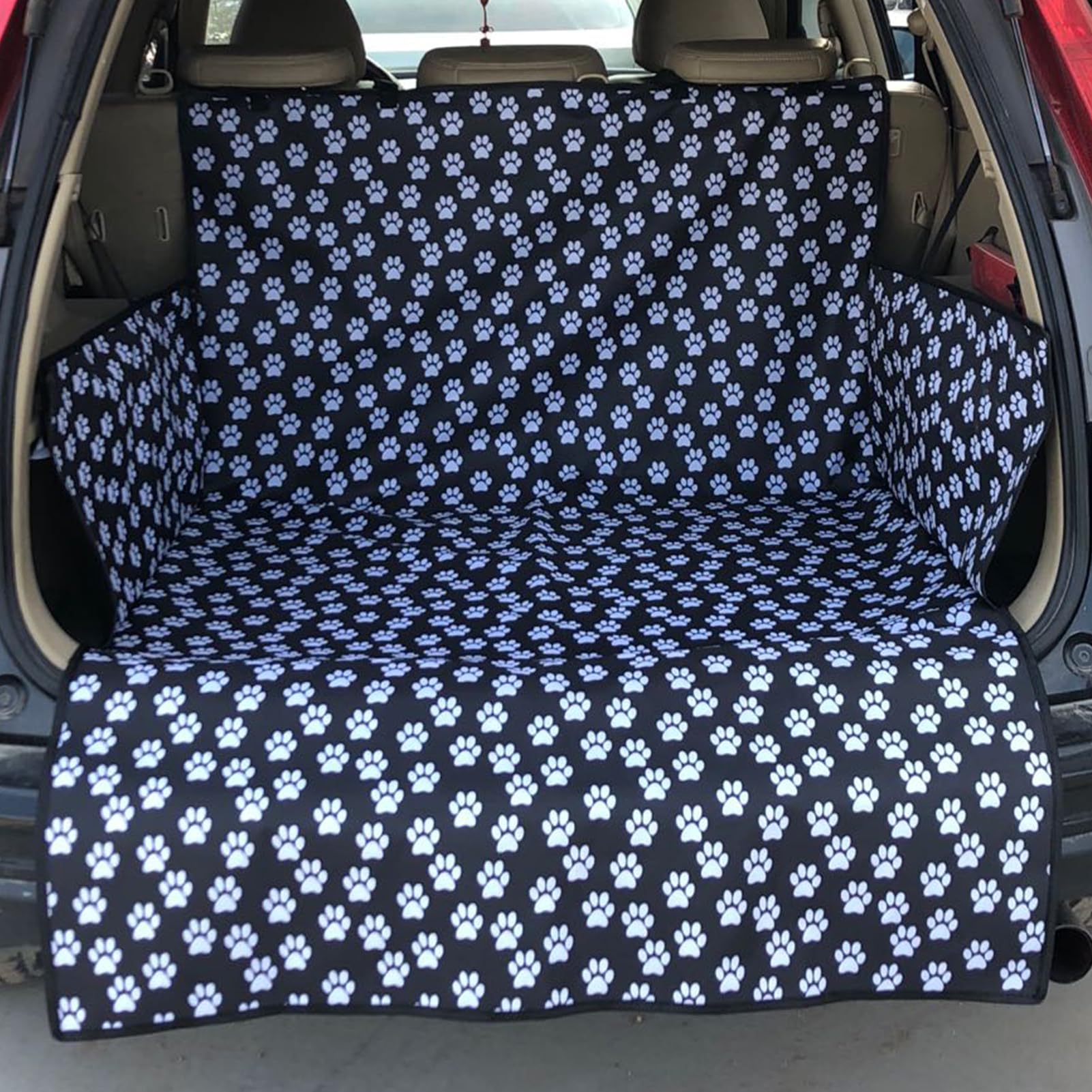Sovelor Waterproof Suv Cargo Liner For Dogs - Universal Fit Trunk & Seat Cover, Washable Protector