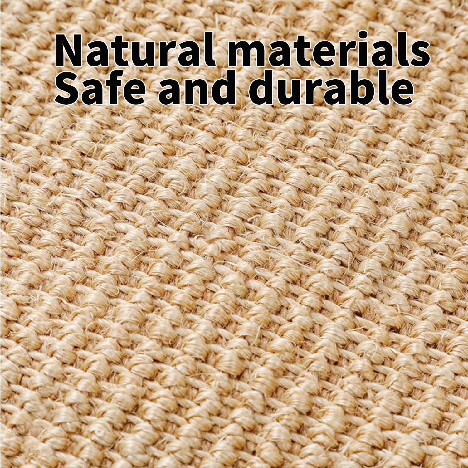 Podoo Bunny Scratch Pads, Sisal Rabbit Scratching Pad, Natural Rabbit Resting Mats For Cages, Forage Grass Mat Indoor Essentials