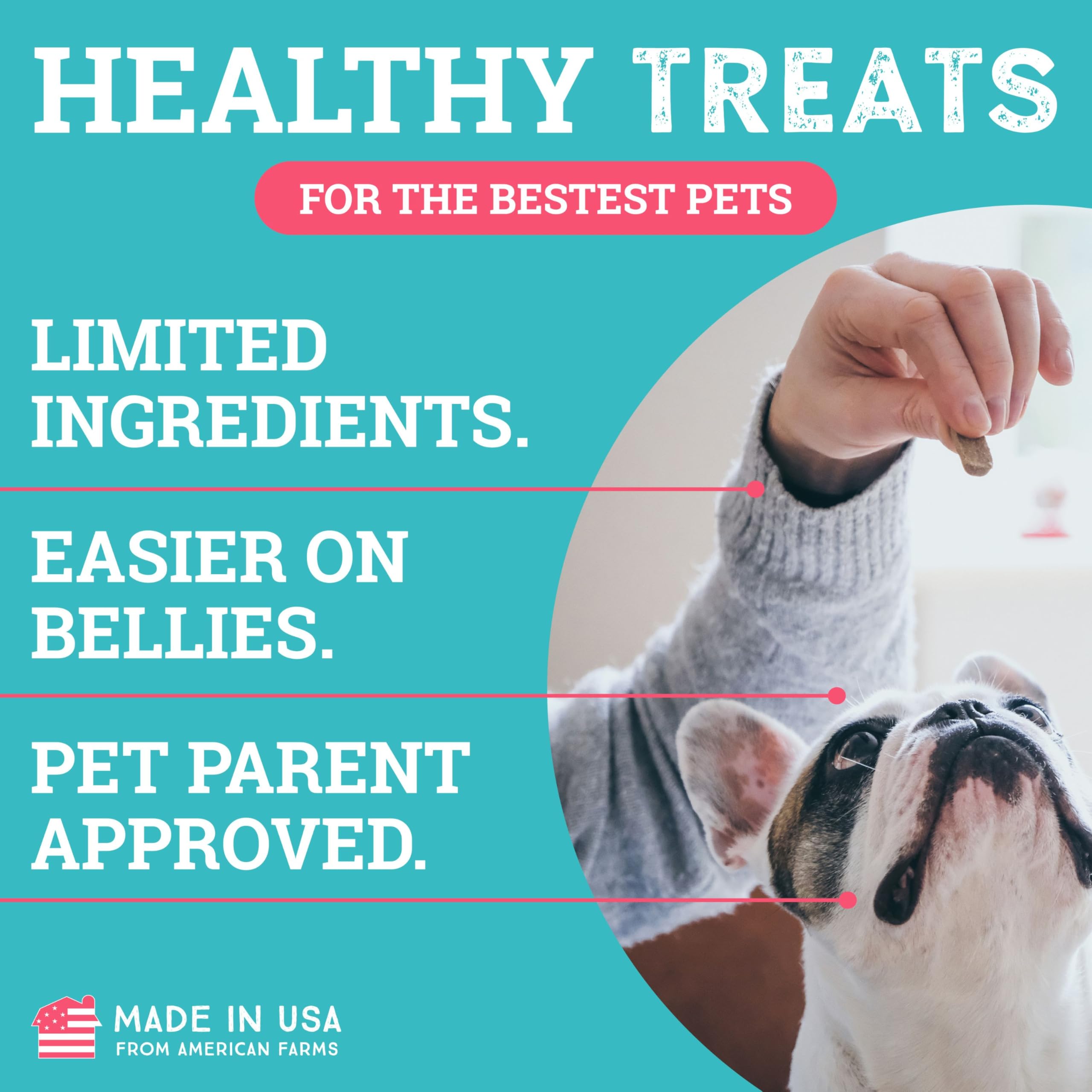 ETTA SAYS! Sit Bacon Training Treats for Dogs 16 Ounce Soft Dog Treats - Made in The USA Dog Treats, Limited Ingredients, Low Ca