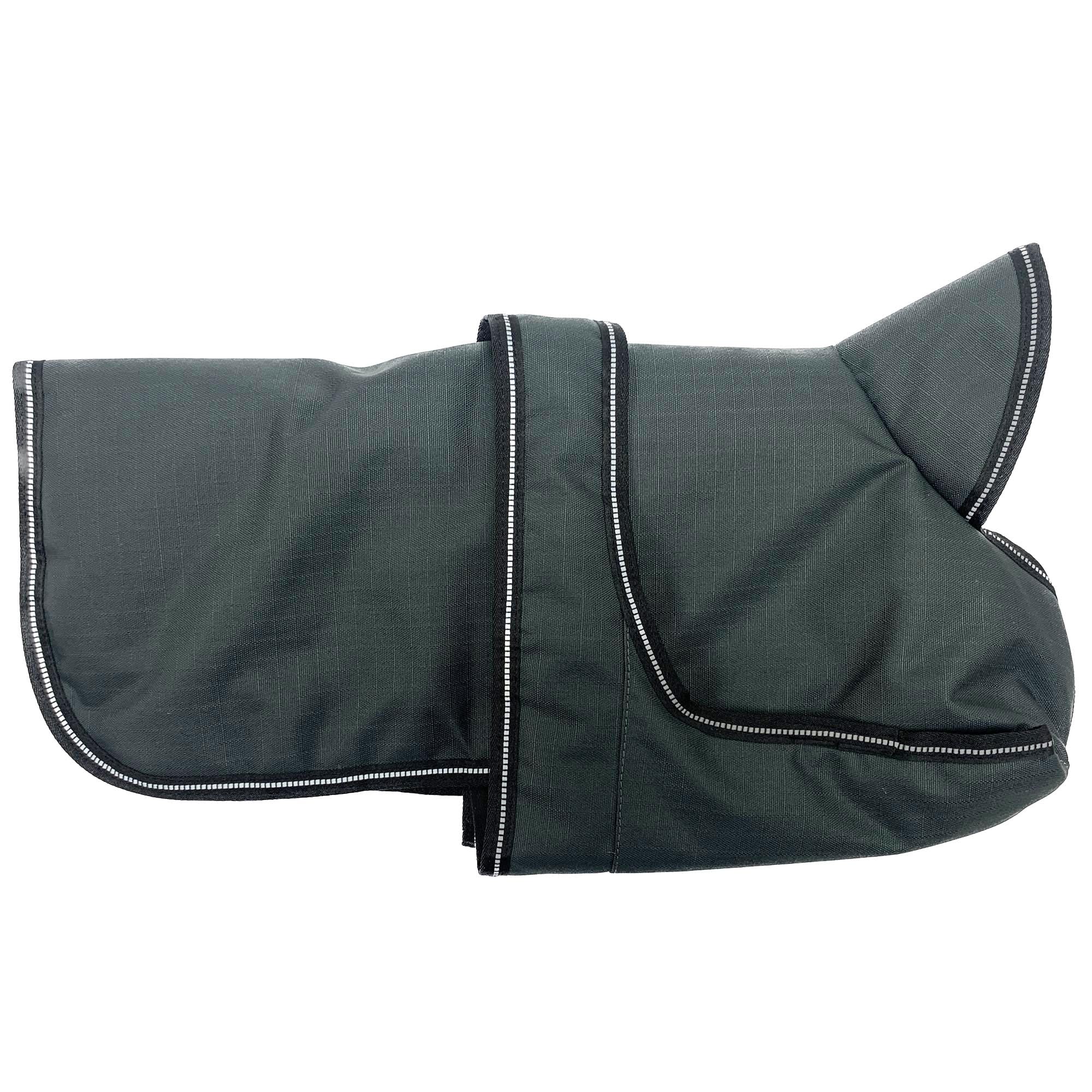 Petrageous 7303Cgm Juneau Waterproof Winter Dog Coat With Full Chest Coverage And Leash Opening, 15-Inch Long Heavyweight Jacket