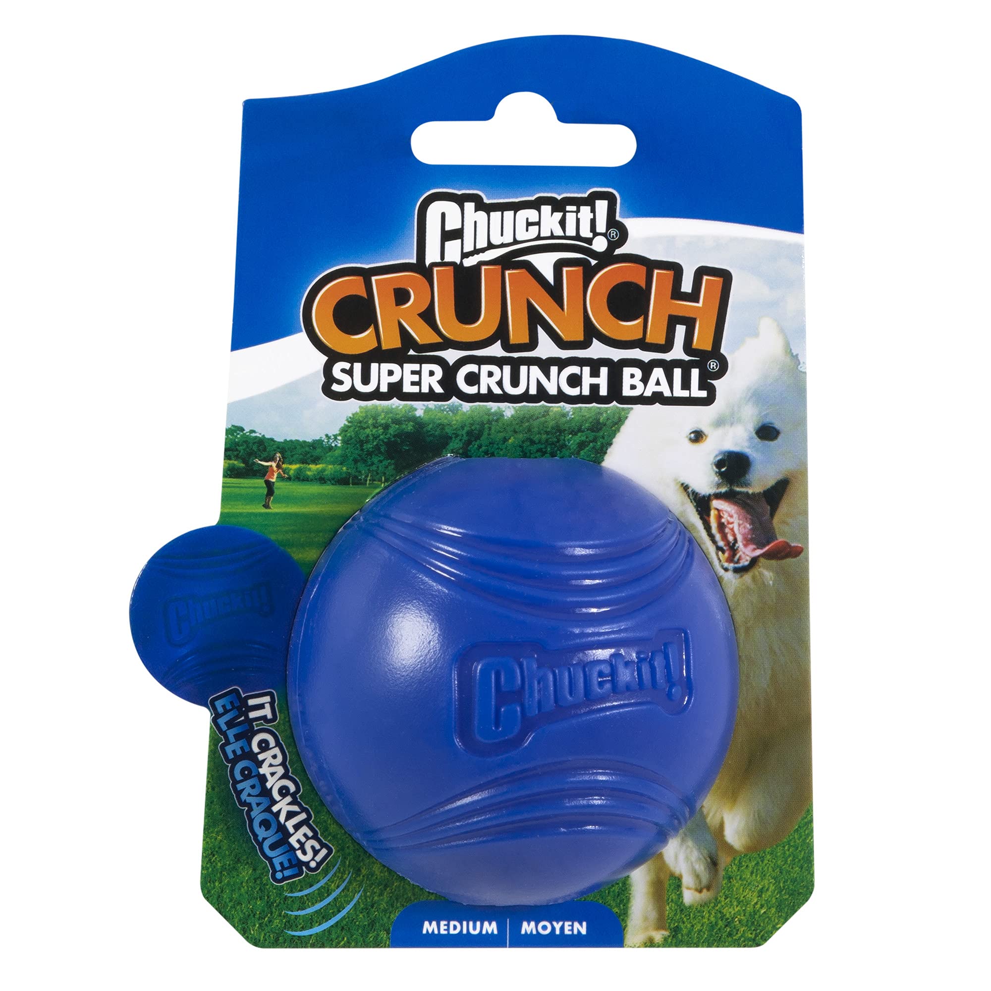 Chuckit! Crunch Ball Dog Toy, Medium for All Breed Sizes