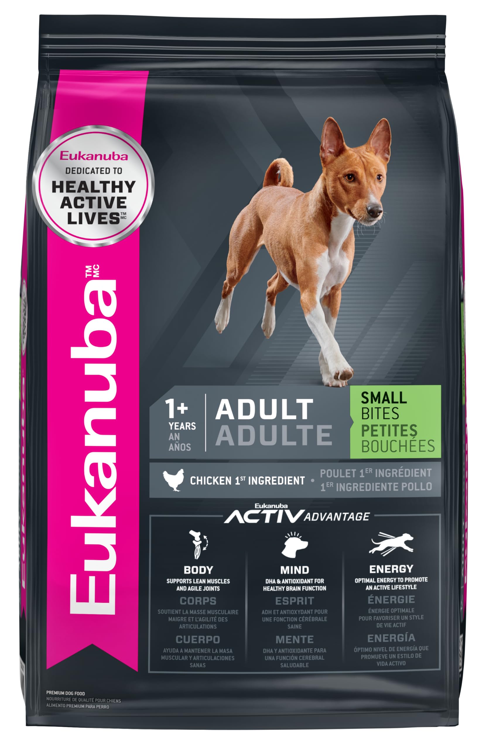 EUKANUBA Adult Small Bites Dry Dog Food, 40 lb
