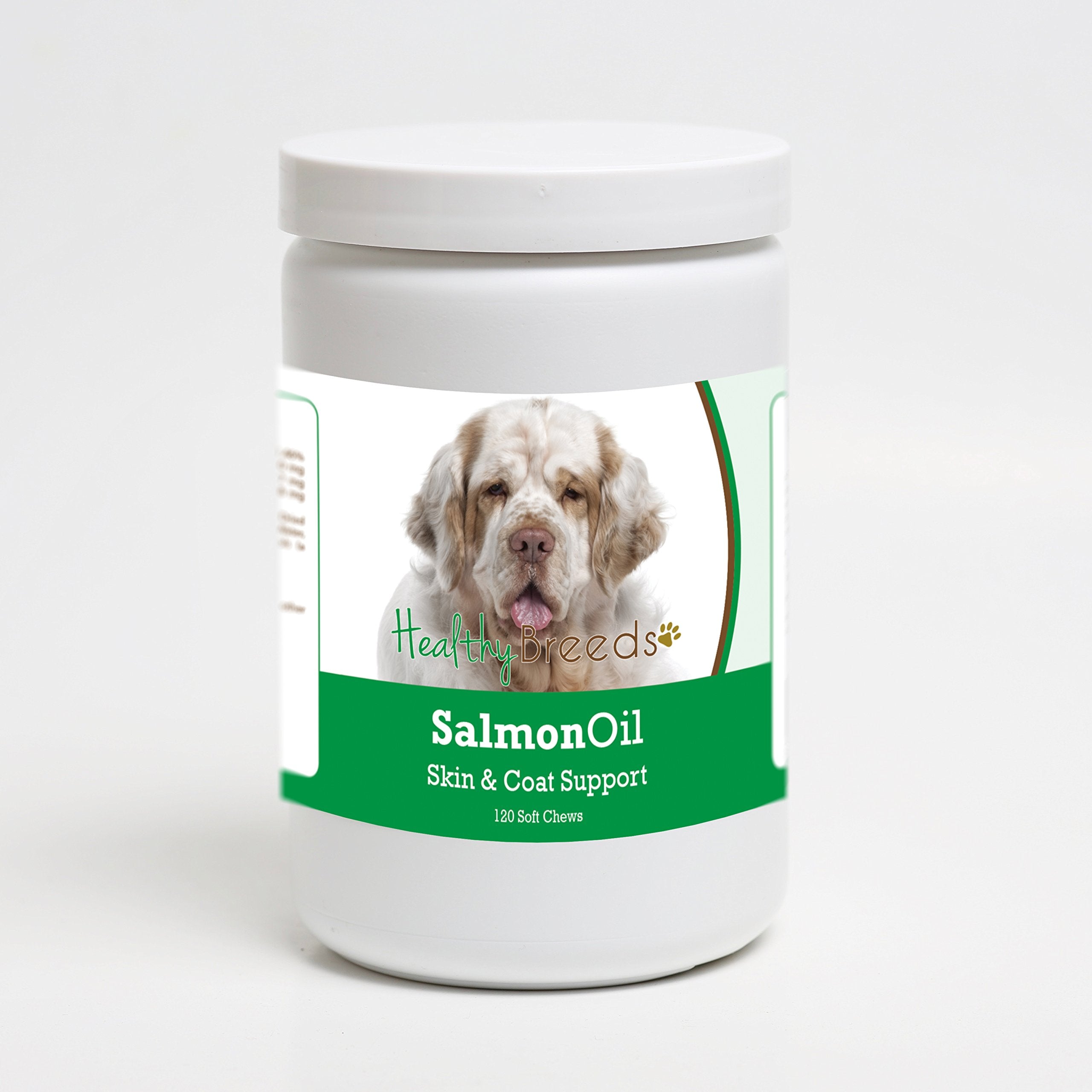 Healthy Breeds Clumber Spaniel Salmon Oil Soft Chews 120 Count