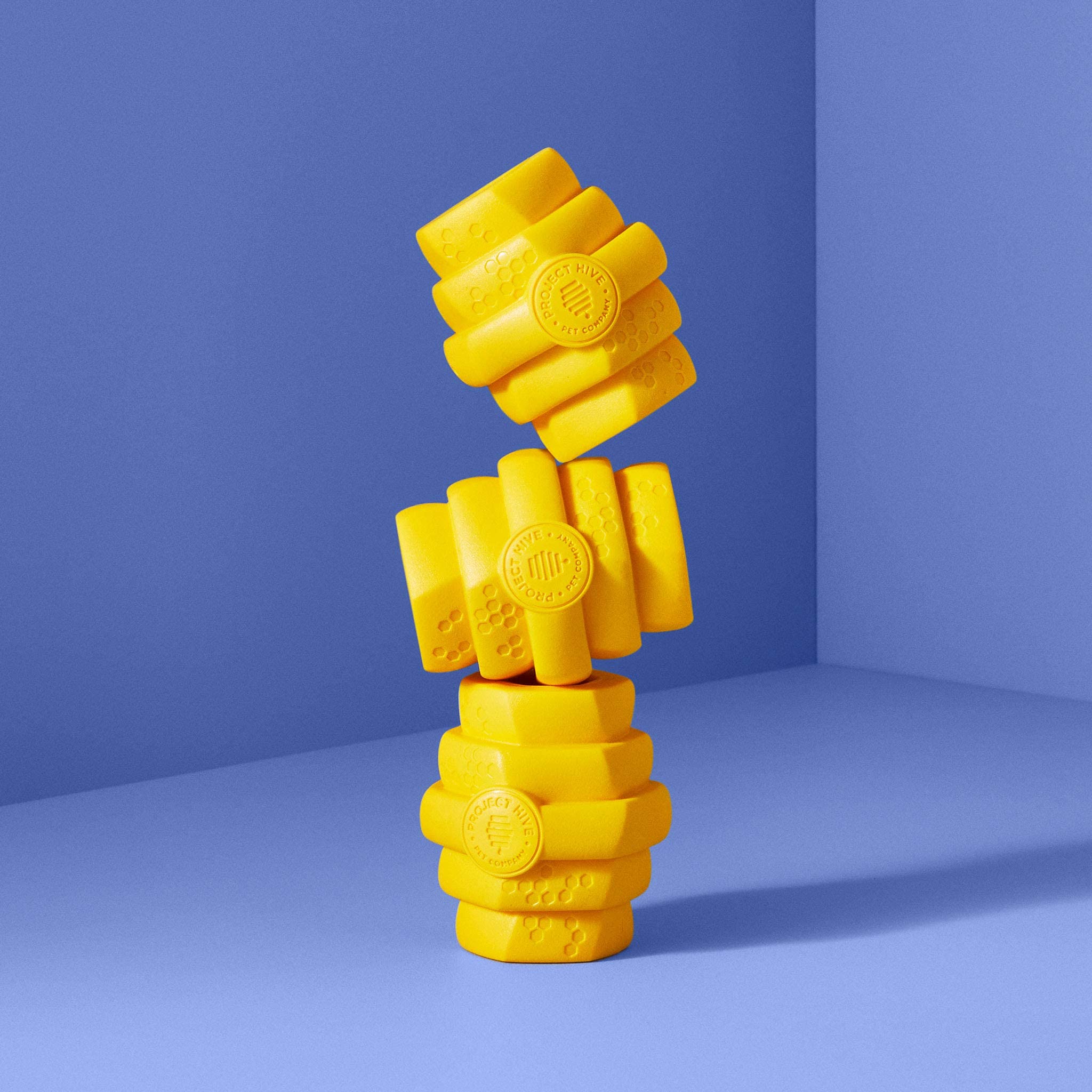 Project Hive Pet Company - Hive Chew Toy For Large Dogs - Dog Chew Toy For Large Breeds - Floats In Water - Durable And Tough -