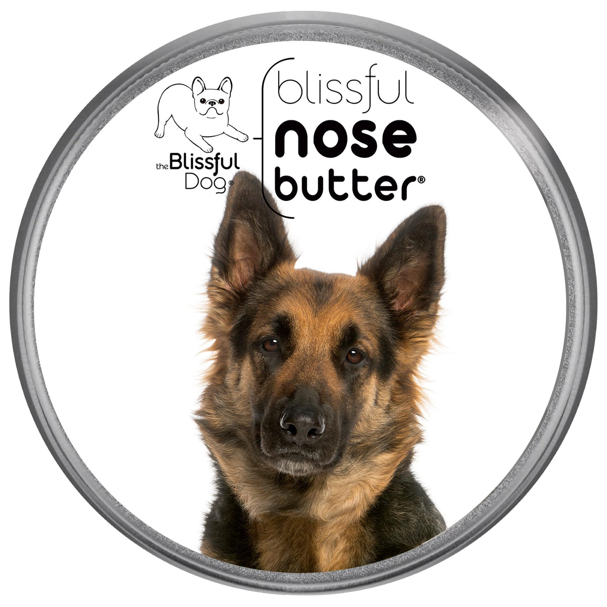 The Blissful Dog German Shepherd Nose Butter, Versatile Dog Nose Balm For Dry Nose, Handcrafted Nose Moisturizer, Easy-To-Apply 