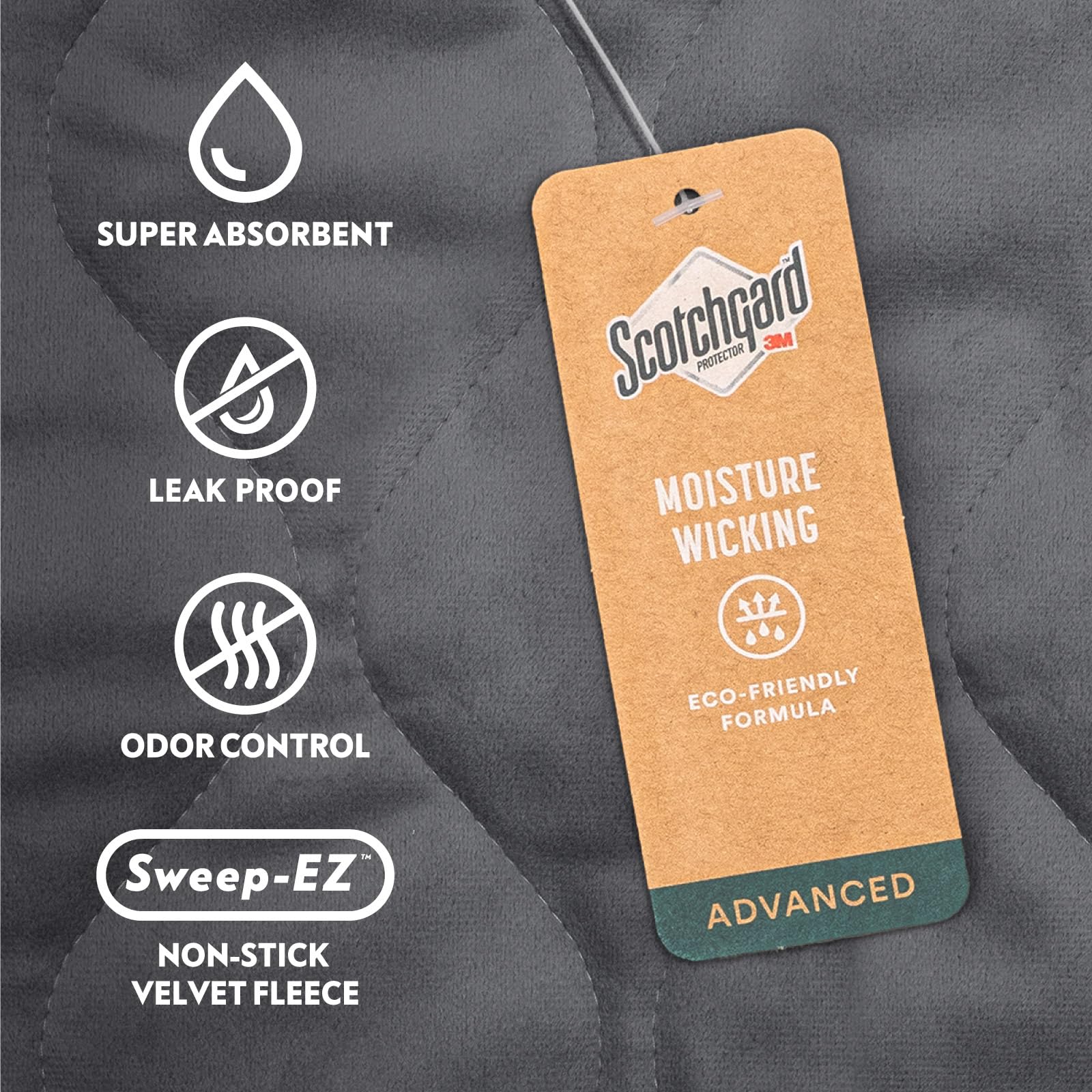 Paw Inspired Popcorner Guinea Pig Cage Liners | Washable Fleece Bedding Or Pet Bed Mat For Small Animals | Super Absorbent Pee Pad With Reinforced Corners And Waterproof Bottom (C&C 2X4, Tan)