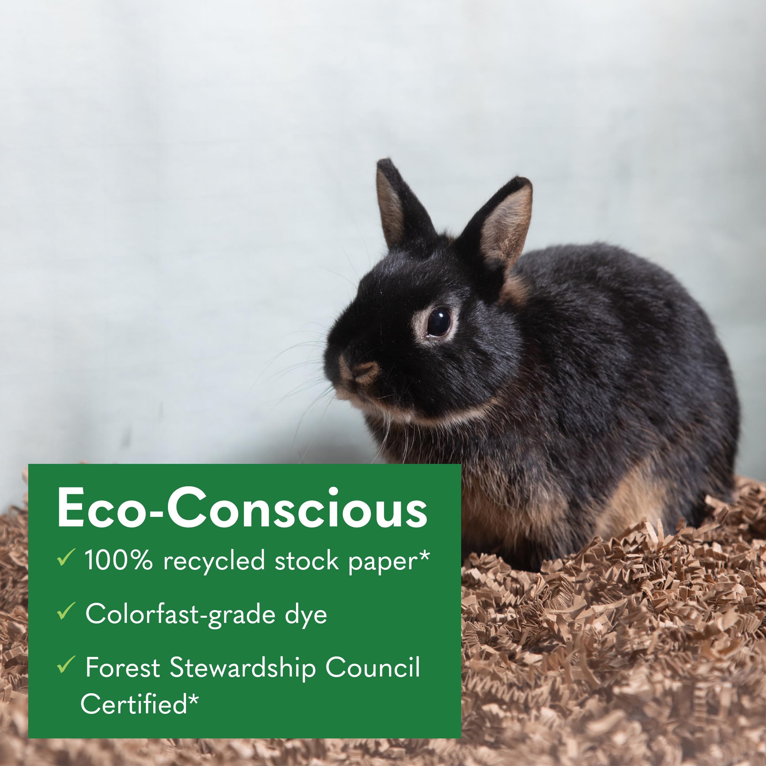 Eco Bedding 99% Dust-Free Paper Bedding For Small Pets And Birds, Eco Natural, 1.5L - Safe, Clean, Ideal Nesting & Burrowing Mat