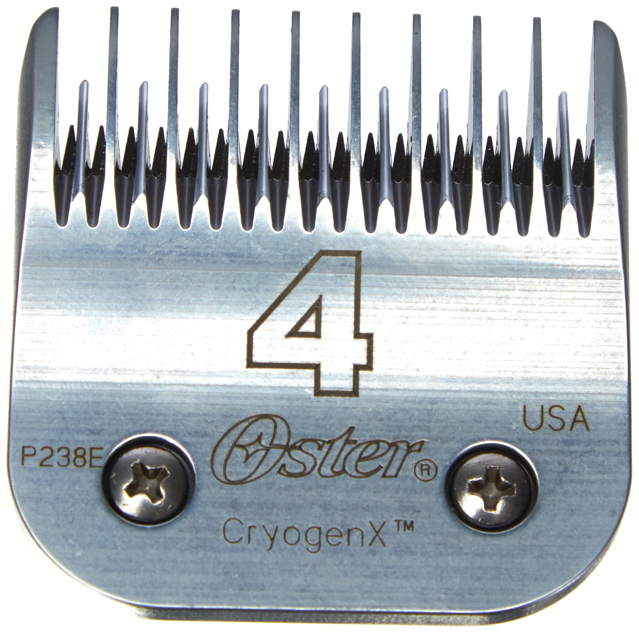 Oster Cryogenx Professional Animal Clipper Blade, Skip Tooth, Size 4 (078919-136-005),Silver
