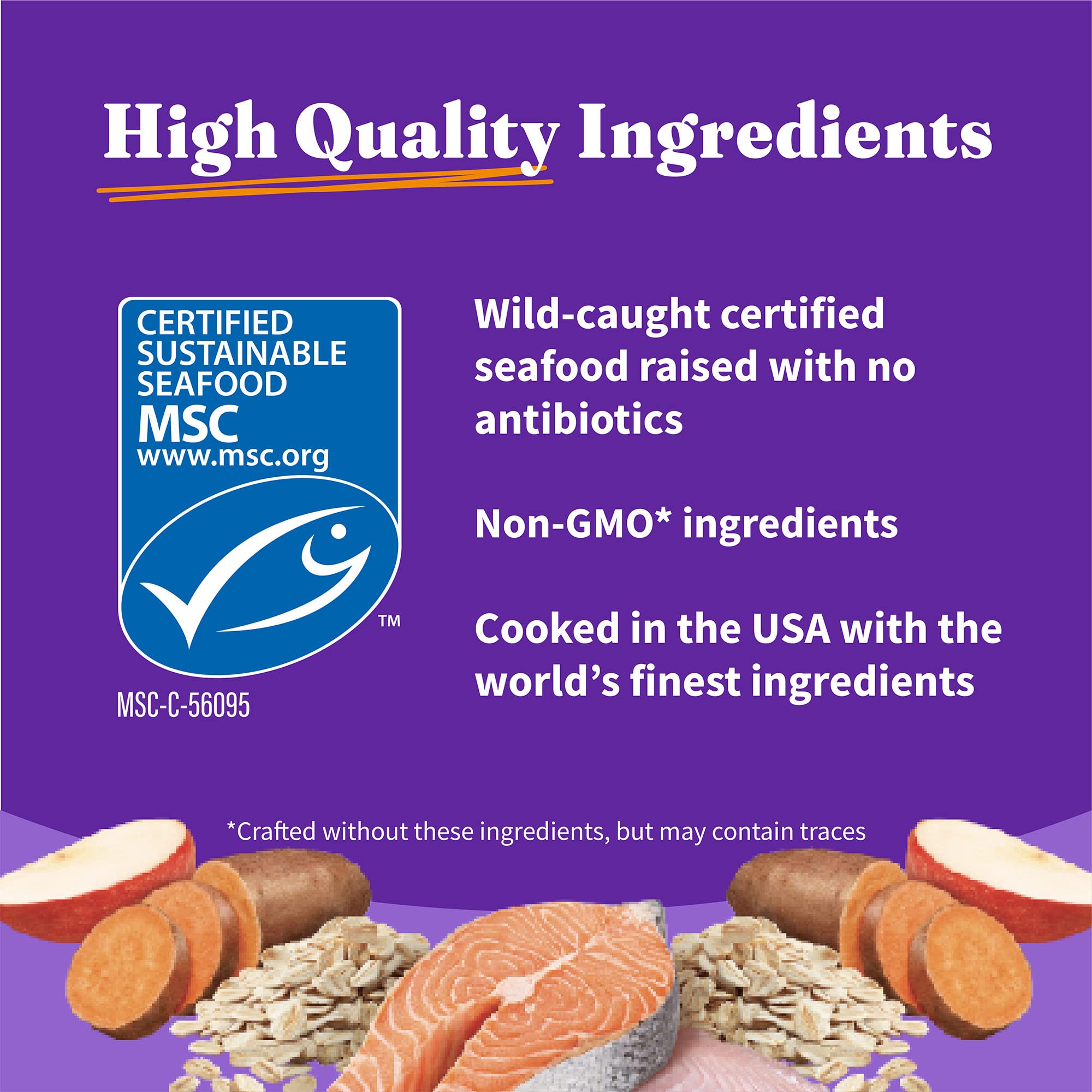 Halo Holistic Dog Food Wild Caught Salmon & Whitefish Formula, Healthy Grains Dry Dog Food, Complete Digestive Health, Kibble fo