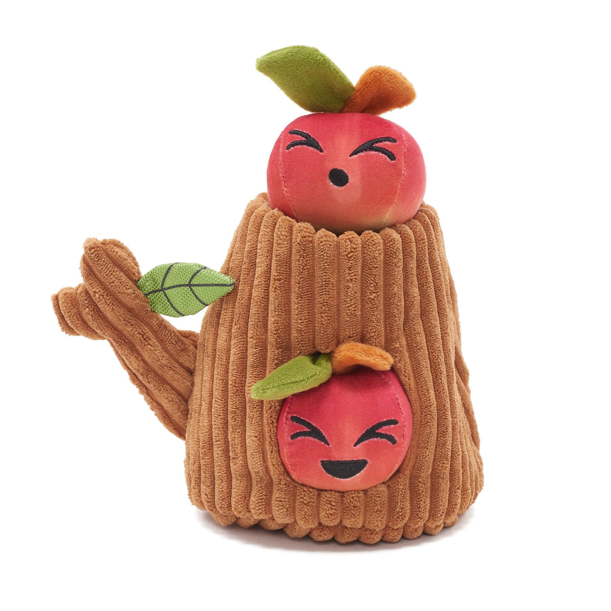 Barkbox Dog Toys - Them Apples 3 In 1 Multi Part Interactive Puzzle Dog Toy With Stimulating Crinkle And Squeakers - Small