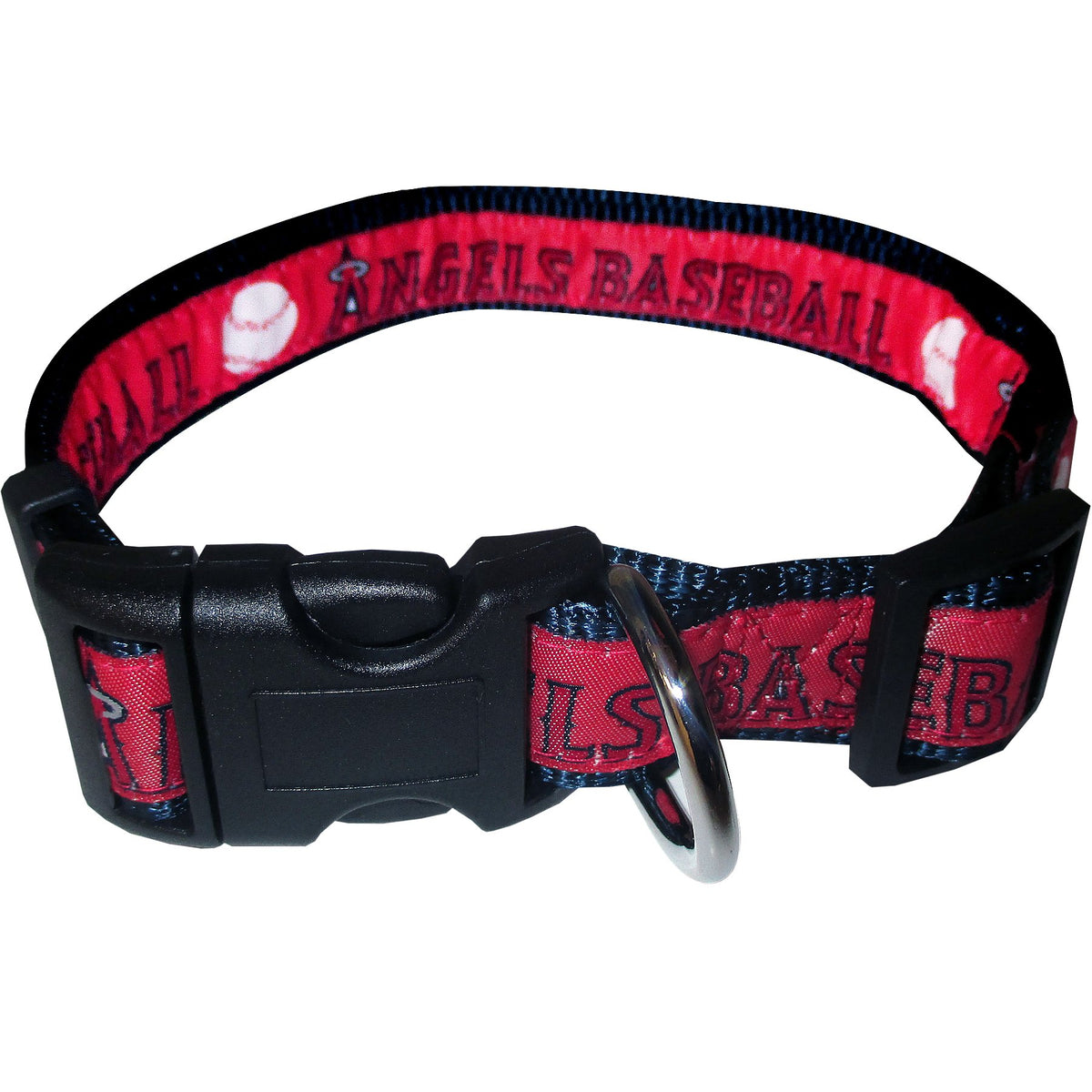 Mlb Los Angeles Angels Dog Collar, Medium