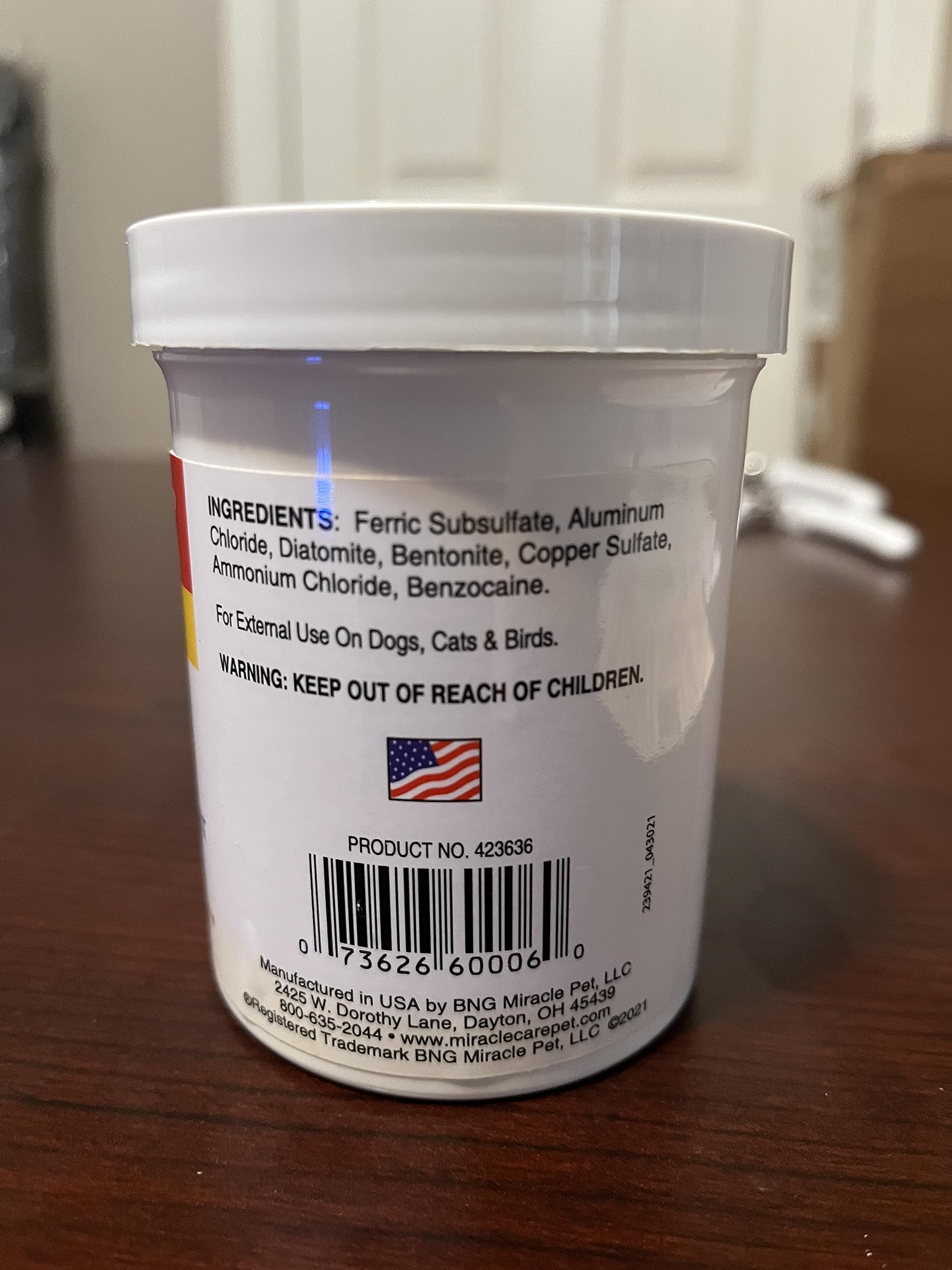 GIMBORN Kwik Stop Styptic Powder Dog Cat & Bird Nail Care (Kwik Stop Powder - 6 oz)