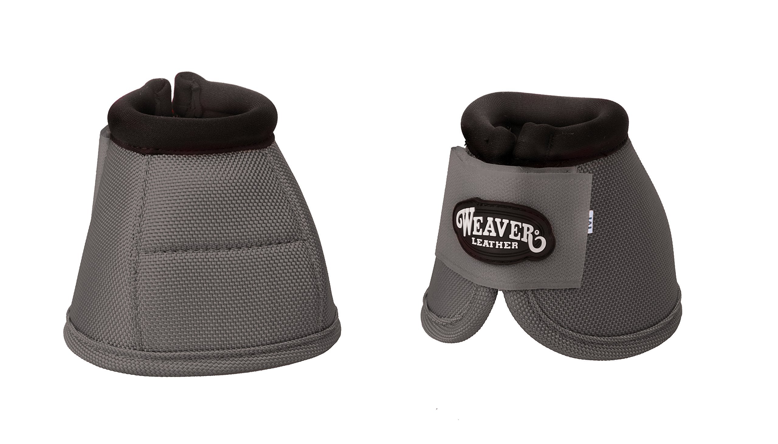 Weaver Leather Ballistic No-Turn Bell Boots Steel, Large