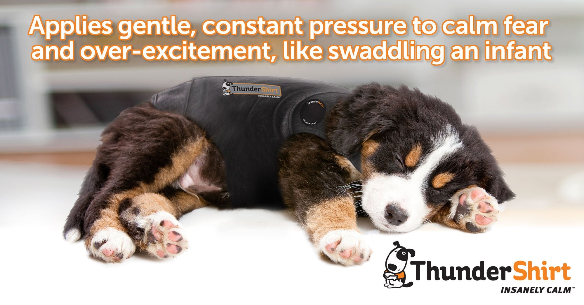 Thundershirt For Dogs, Medium, Pink Polo - Dog Anxiety Vest