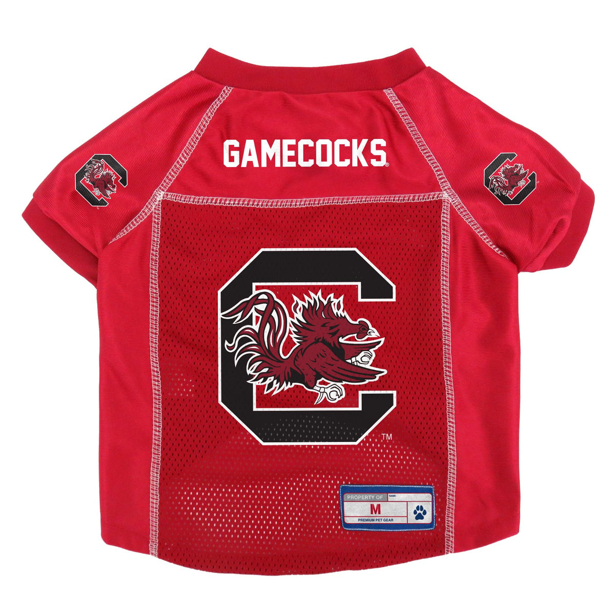 Littlearth Unisex-Adult Ncaa South Carolina Fighting Gamecocks Basic Pet Jersey, Team Color, X-Large