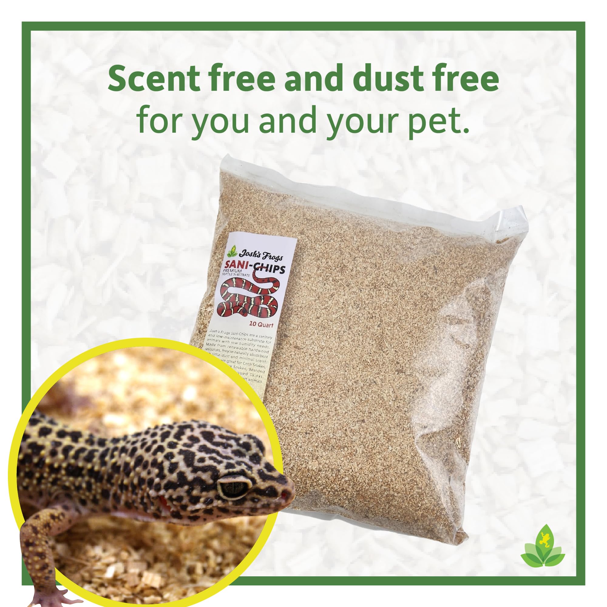 Josh'S Frogs Sani-Chips Aspen Blend Snake Substrate (10 Quart)