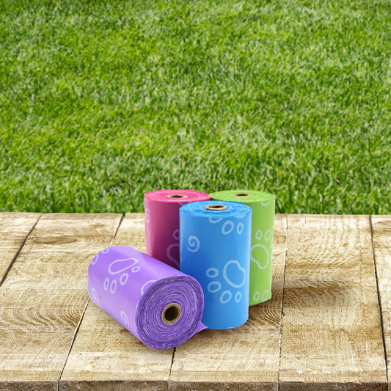 Vibrant Life 120 Pet Waste Bags | 4-Colors | Fresh Scented | Durable Leak-Proof