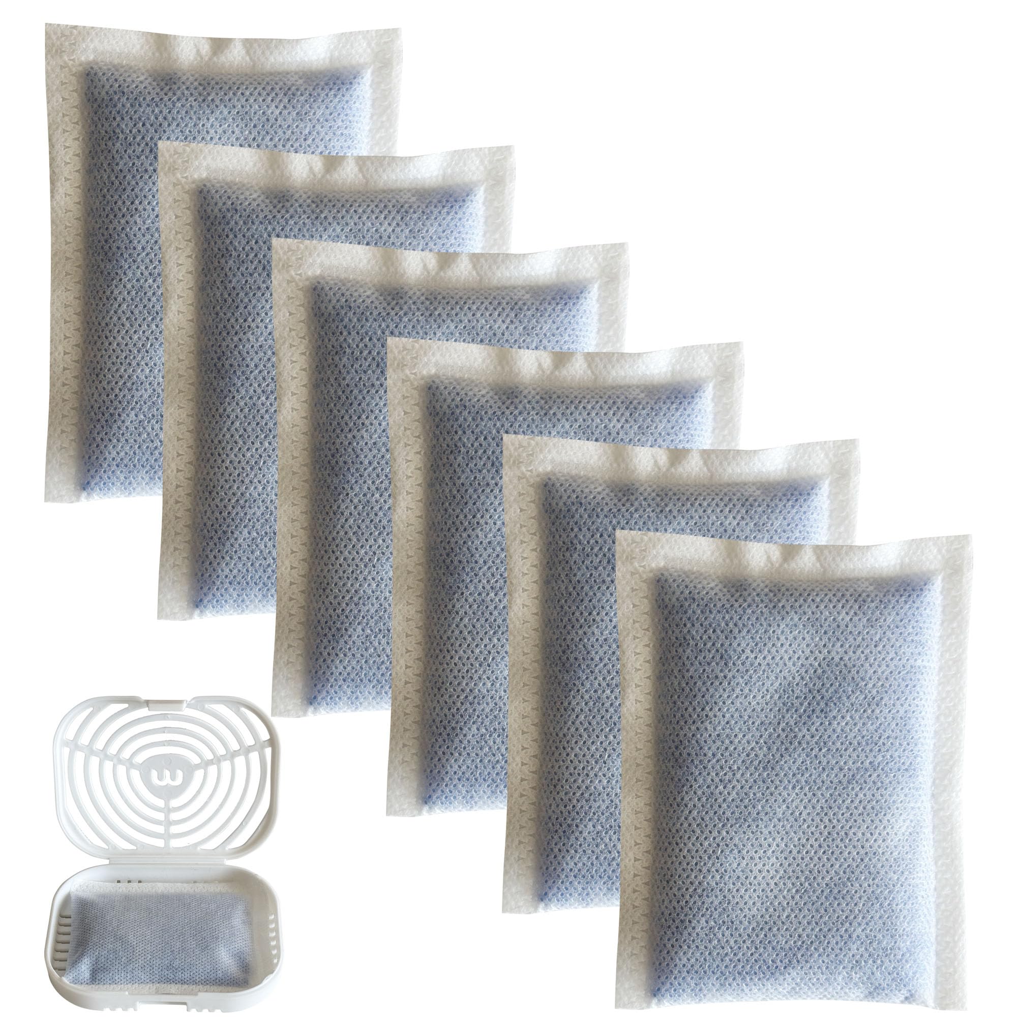 6 Pack Refills for Whisker OdorTrap Pod, Compatible with Litter-Robot and Traditional Litter Boxes