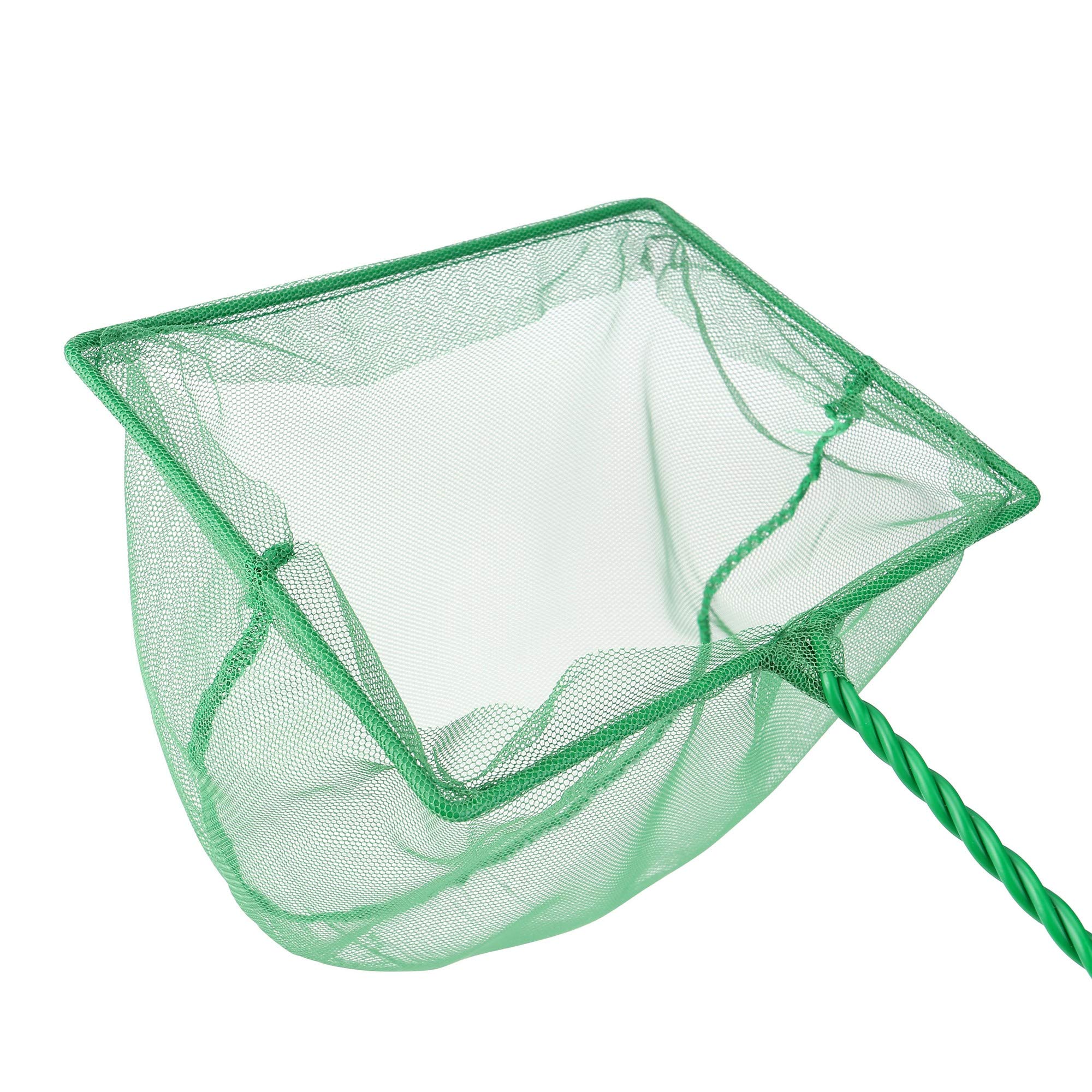 Filhome 2 Pcs Aquarium Fish Net, 6 inches Fine Mesh Quick Catch Fish Net for Fish Tank Betta Fishing Net