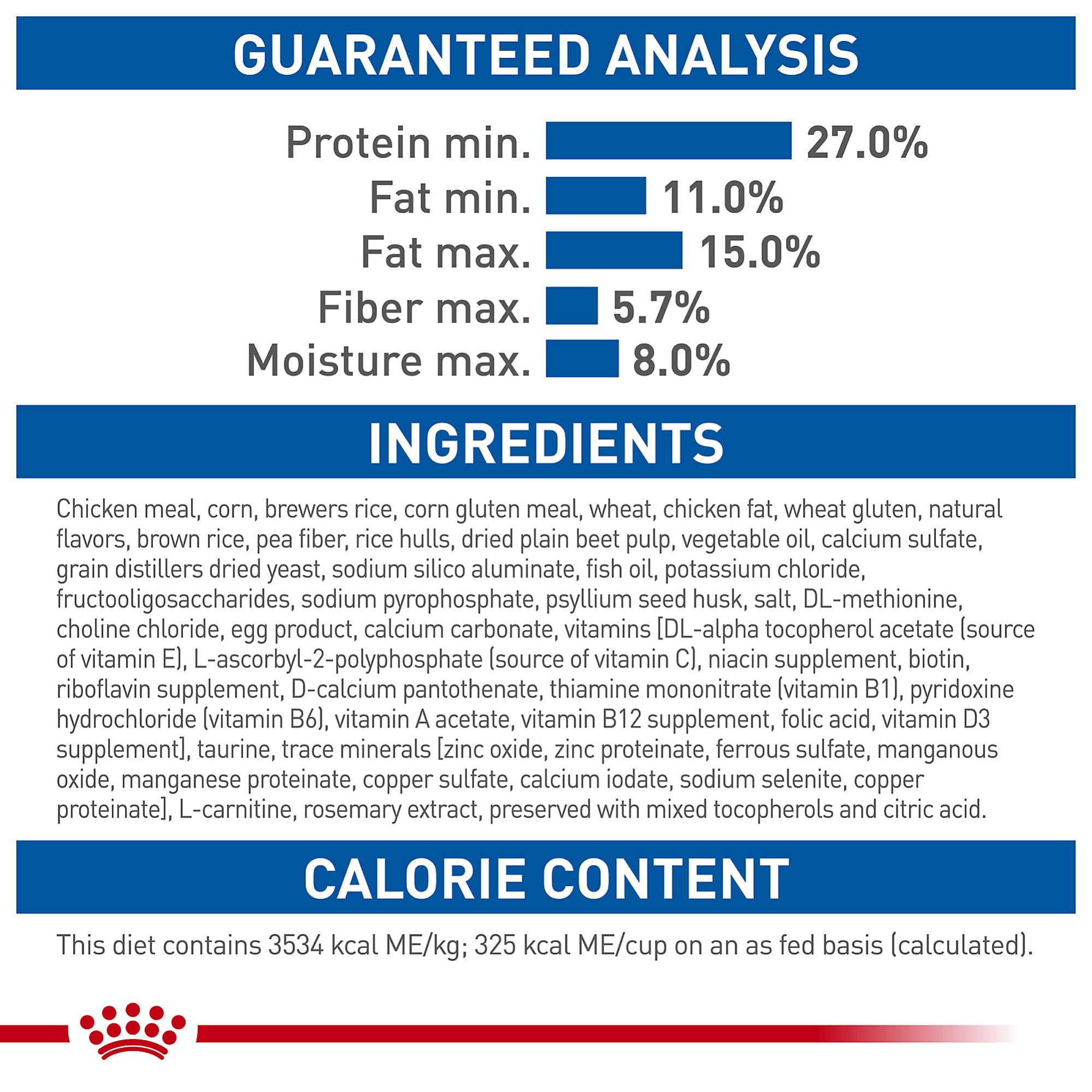 Royal Canin Feline Health Nutrition Indoor Dry Cat Food, 7 lb, Natural, Model 628094