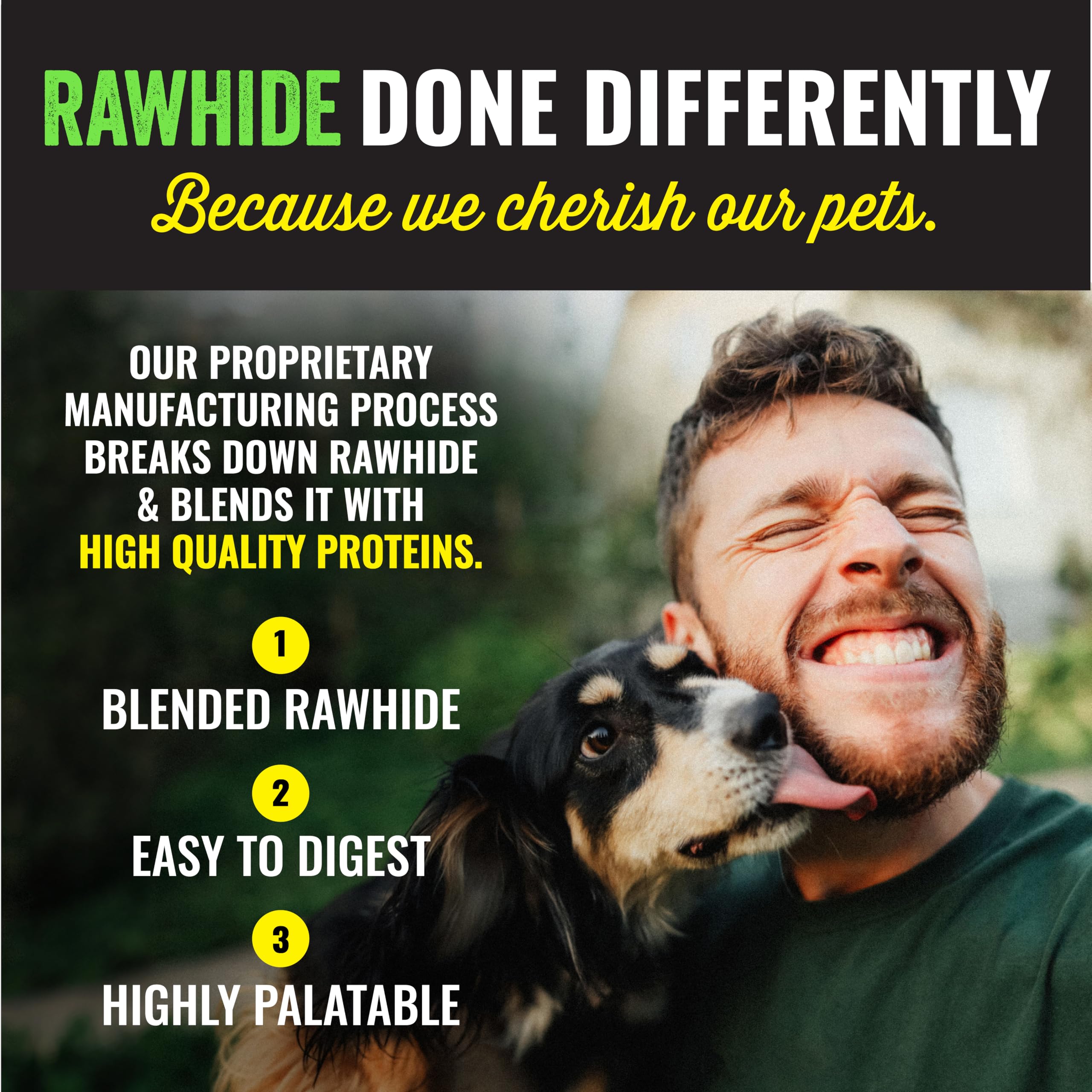 etta says! Premium Crunchy 7 Deer Dog Chews - Grain-Free Dog Treats, Good for Teeth, Easy to Digest - Made in The USA (20 Count