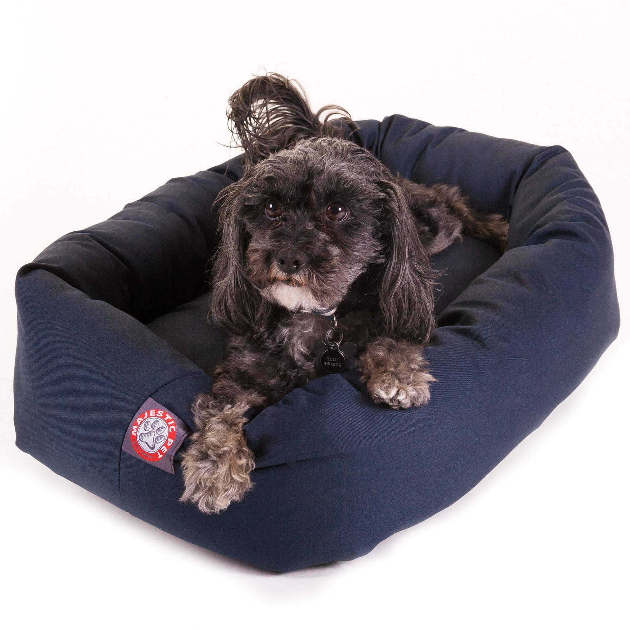 Majestic Pet 24 inch Blue Bagel Dog Bed Products