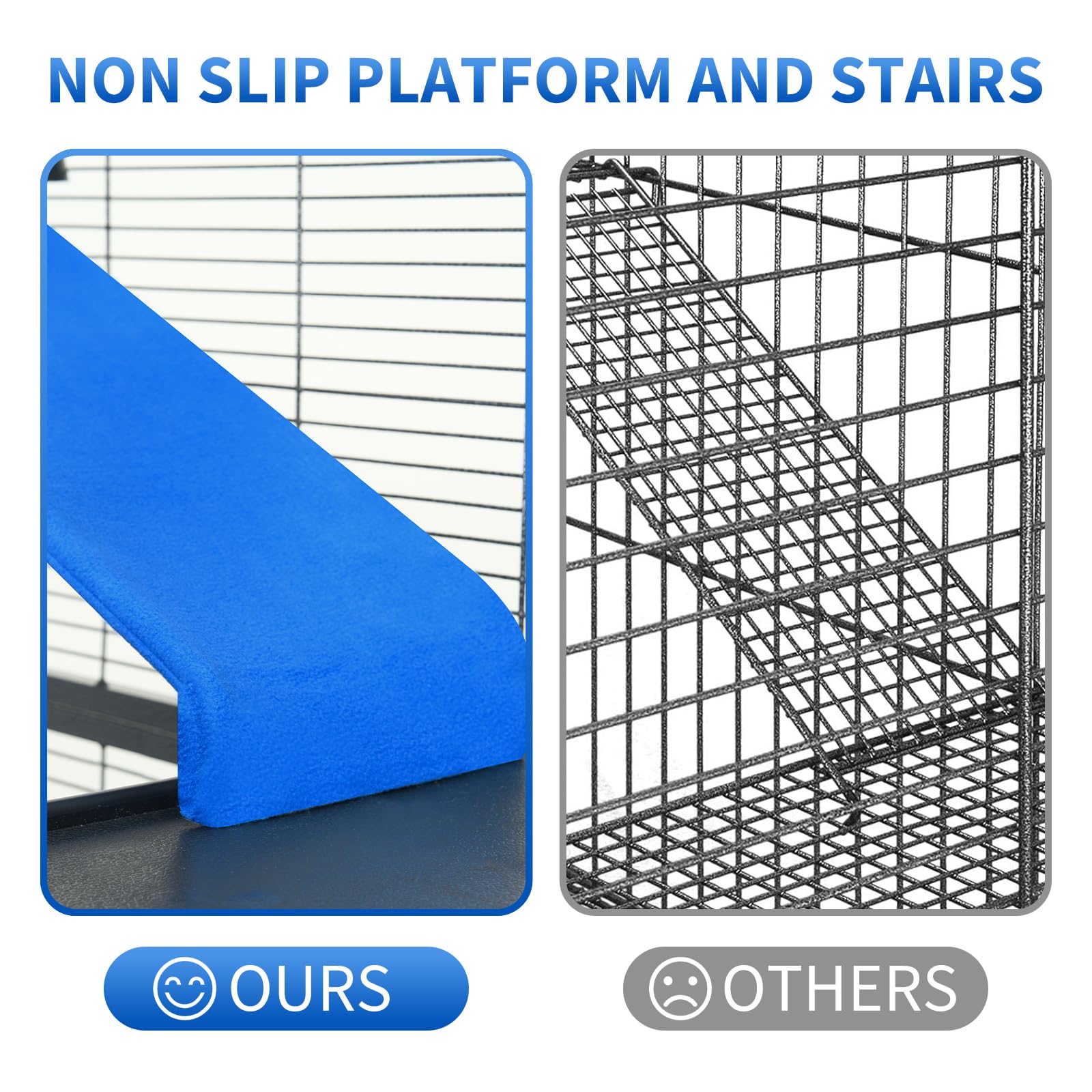 Metal Small Animal Cage 6-Tier Ferret Sugar Glider Cage For Chinchillas/Guinea Pig/Rabbit/Large Hamste Rolling Critter Nation Ca