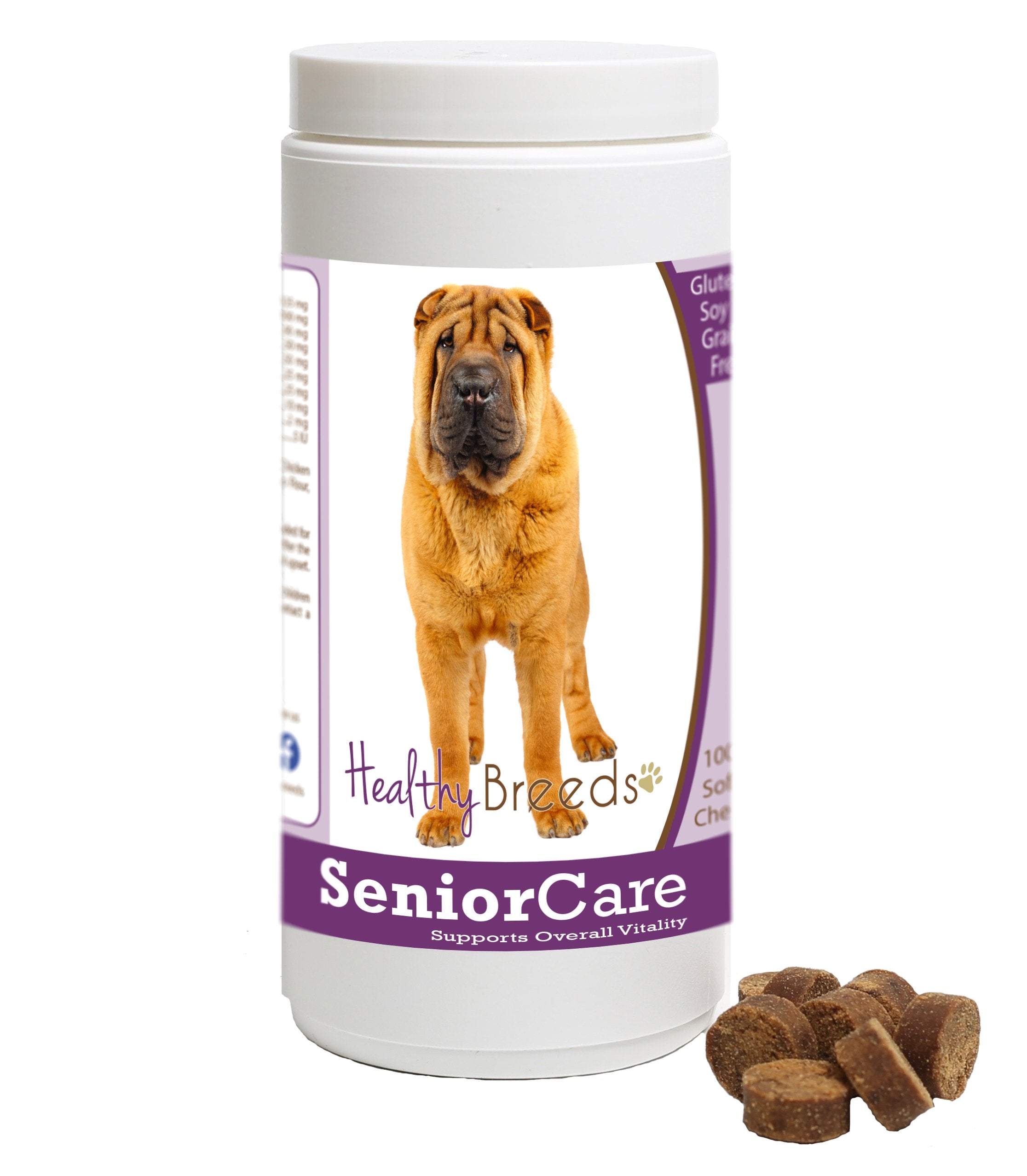 Healthy Breeds Chinese Shar Pei Senior Dog Care Soft Chews 100 Count